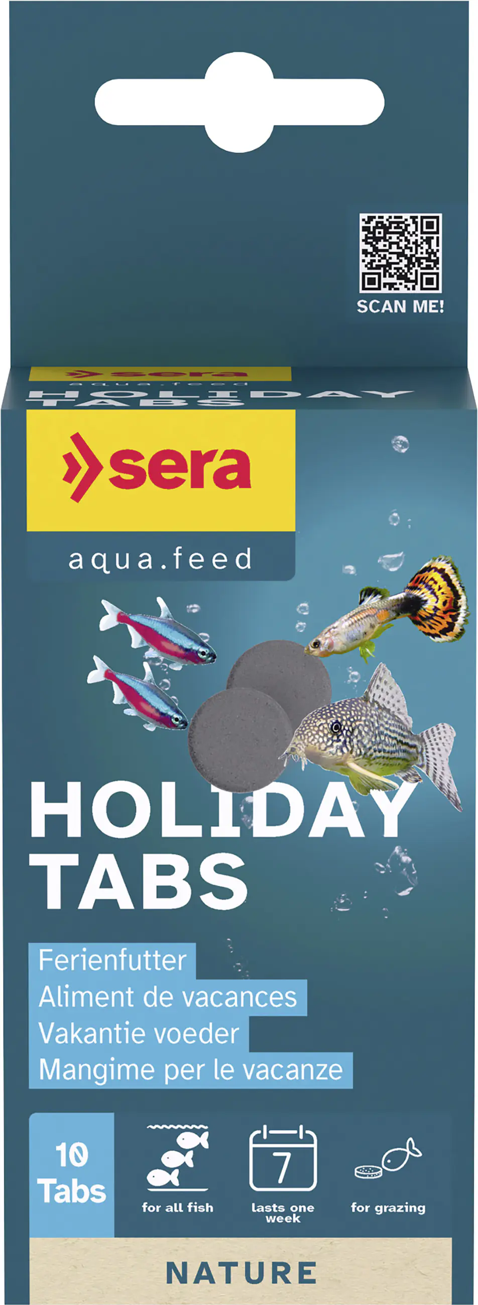 Sera Fischfutter Holiday Tabs 10 Stück Sera Fischfutter Holiday Tabs 10 Stück