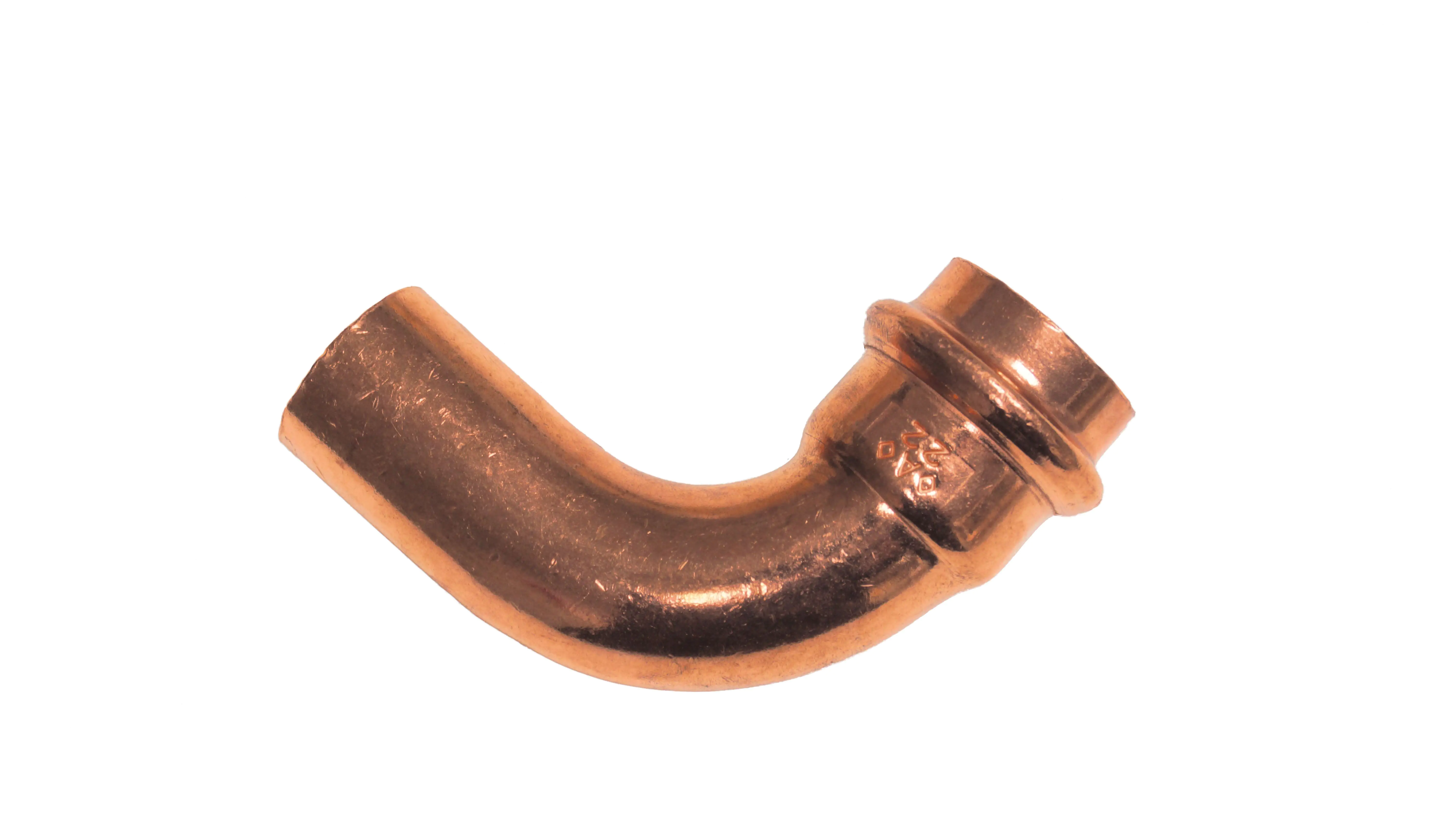 4035300904488 Cornat Press-Bogen 90° Kupfer, ø 22 mm