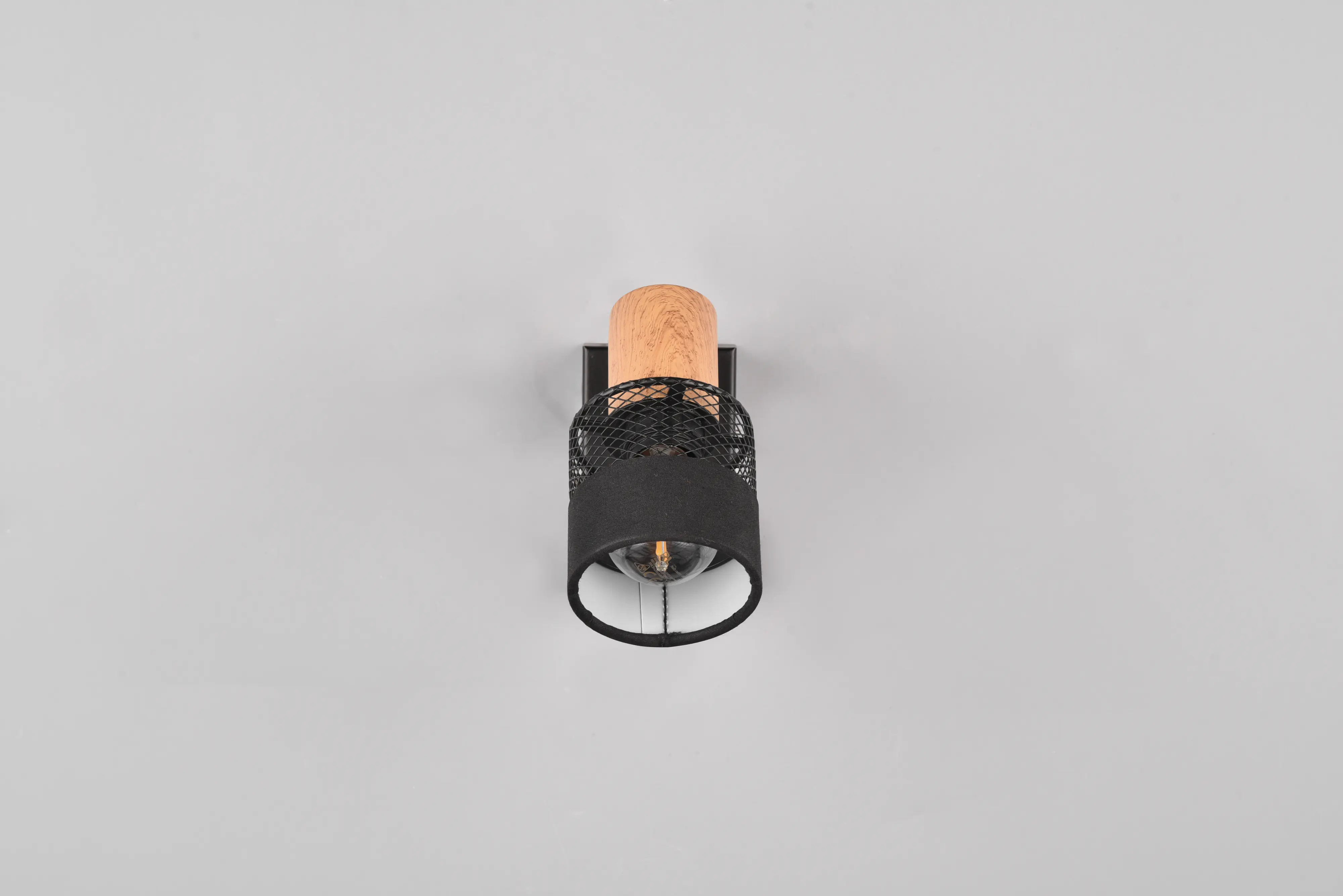 Trio Spot Nandini E14 schwarz, Metall, Holz Trio Spot Nandini E14 schwarz, Metall, Holz