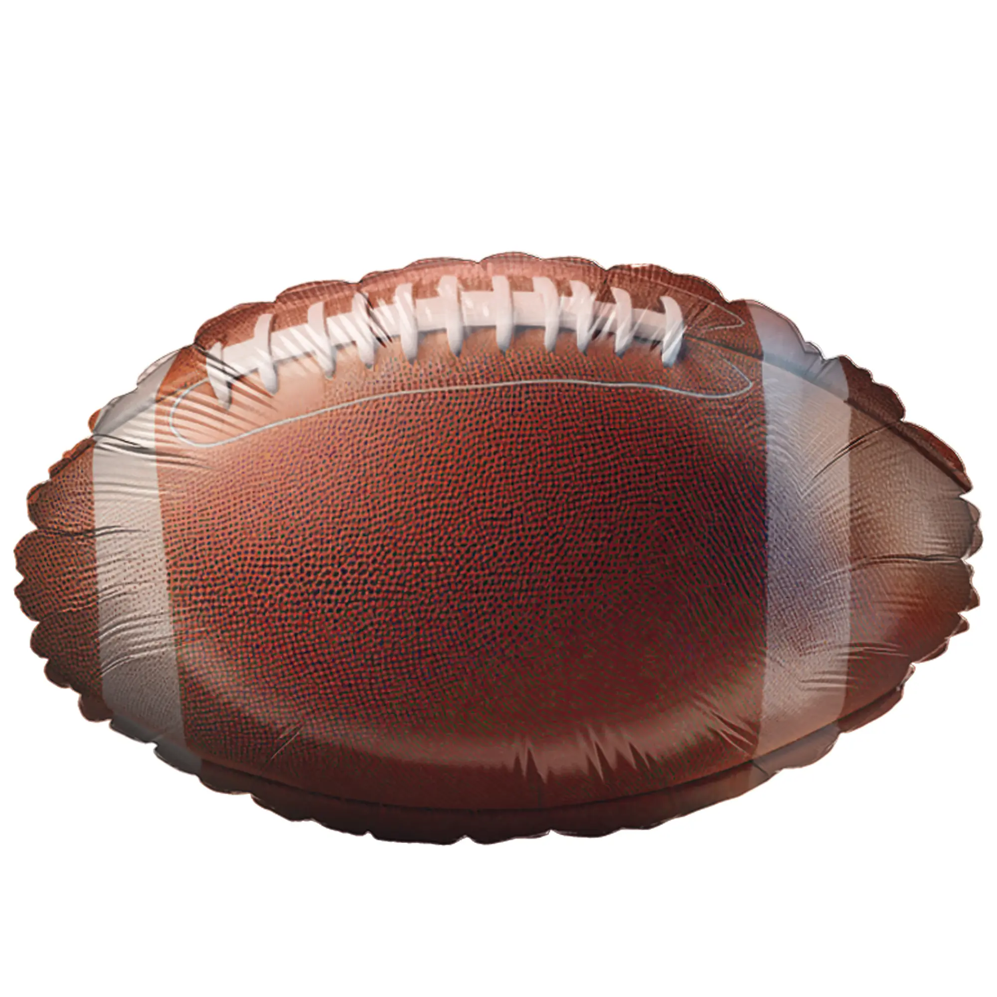 Folienballon American Football Shape braun-weiß 69 x 62 cm