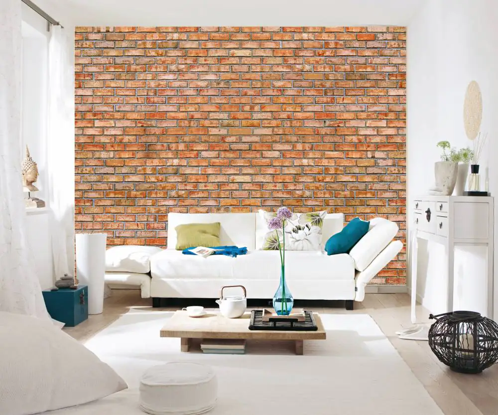 papermoon Vlies- Fototapete Digitaldruck 350 x 260 cm Brickwall