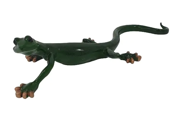 Dekofigur Salamander groß 100 x 20,5 cm grün  Dekofigur Salamander groß 100 x 20,5 cm grün