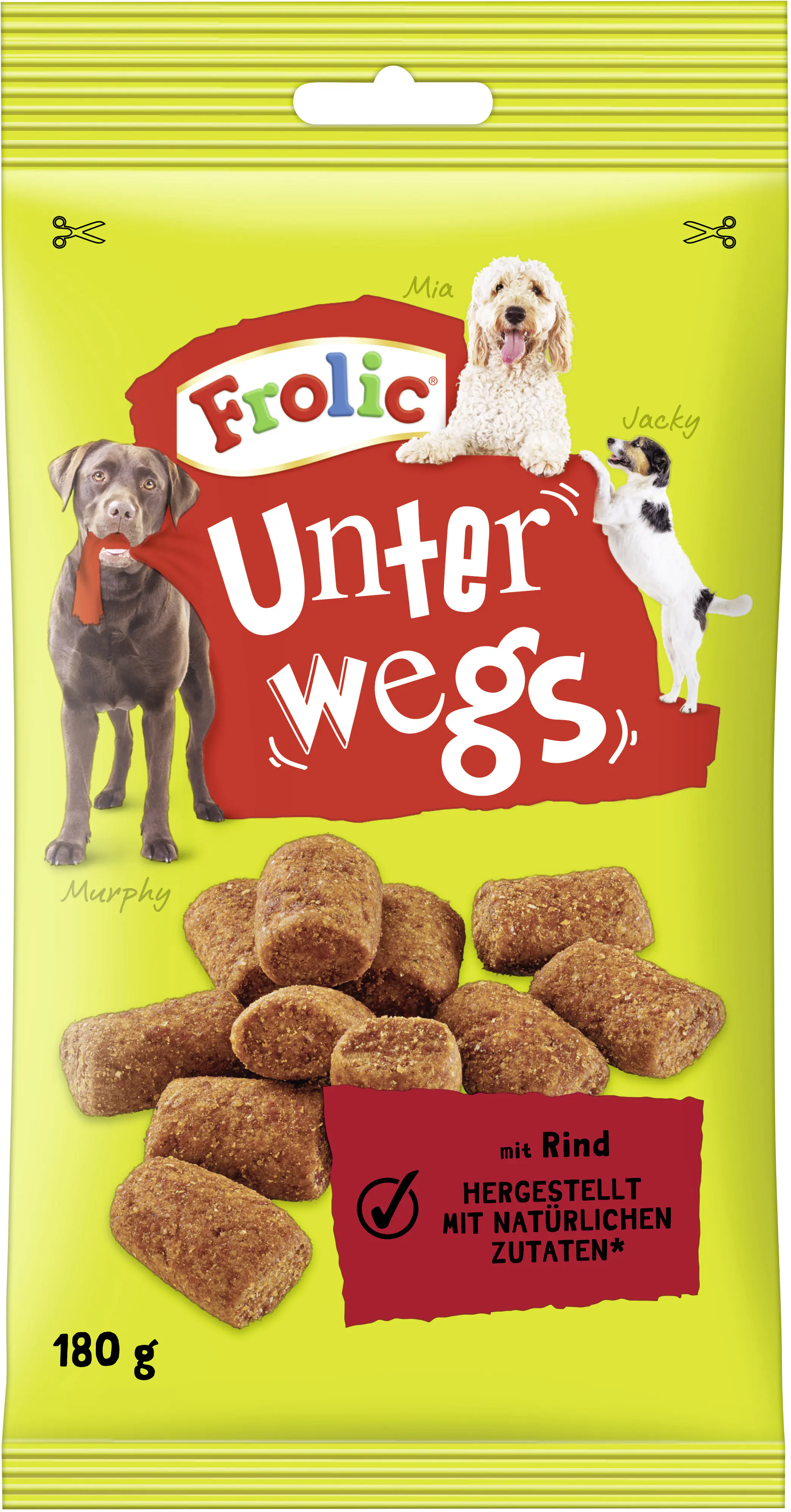 Frolic Unterwegs Hundesnack Adult 180 g Rind
