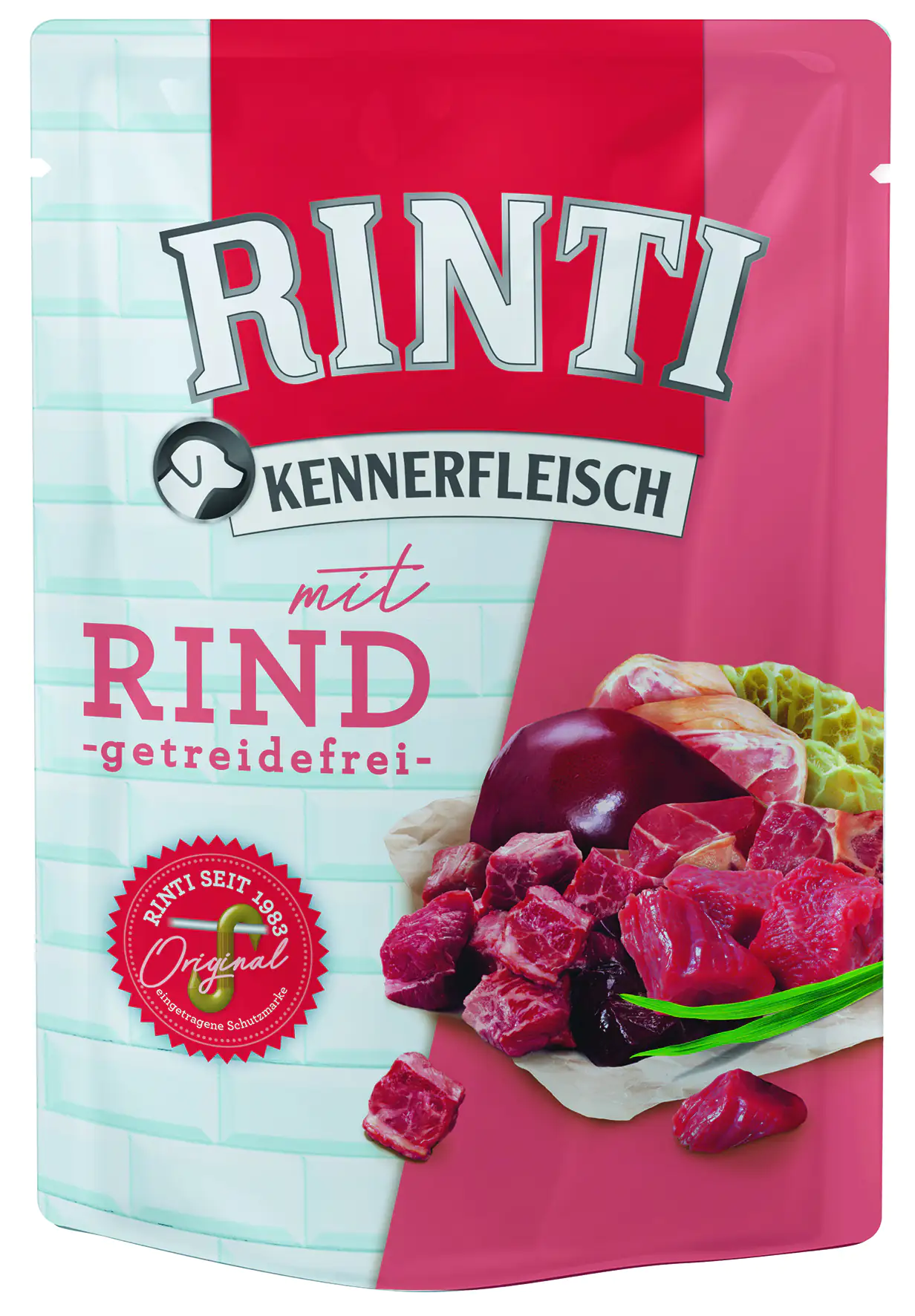 Rinti Hundenassfutter Kennerfleisch Rind 400 g