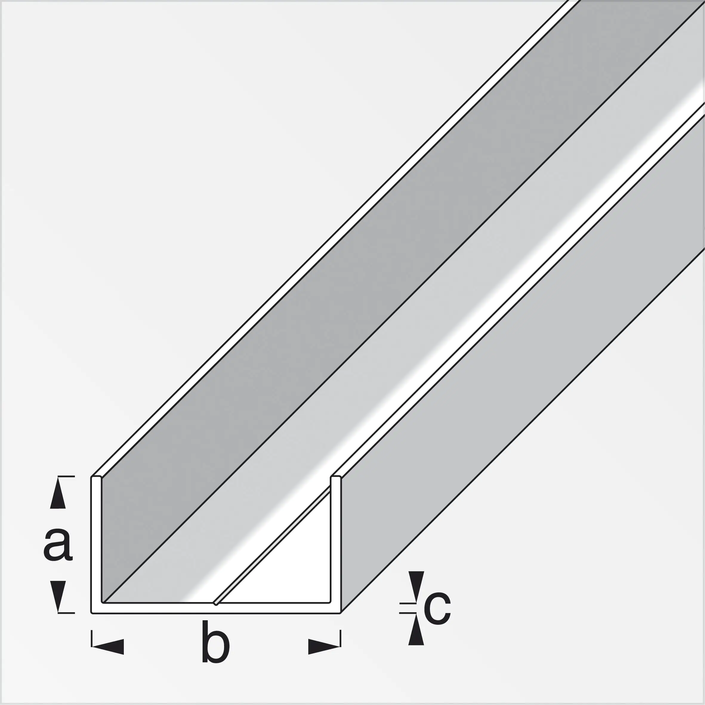alfer Rechteck-U 2.5 m, 15.5 x 27.5 x 1.5 mm Aluminium roh blank alfer Rechteck-U 2.5 m, 15.5 x 27.5 x 1.5 mm Aluminium roh blank