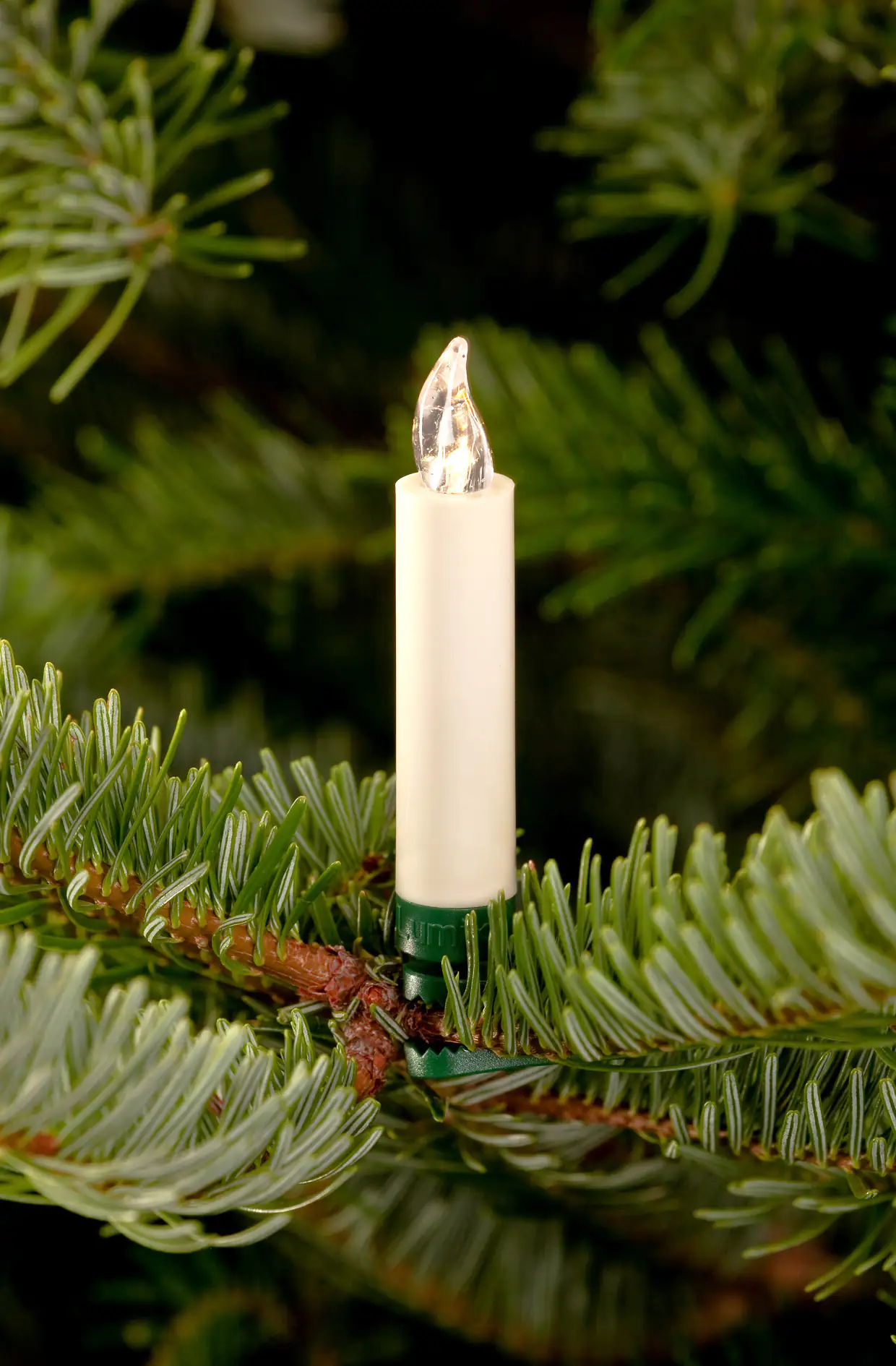 4011972754323_967347 Krinner Lumix Weihnachtsbaumkerzen Classic mini Erweiterung 6 LED elfenbein