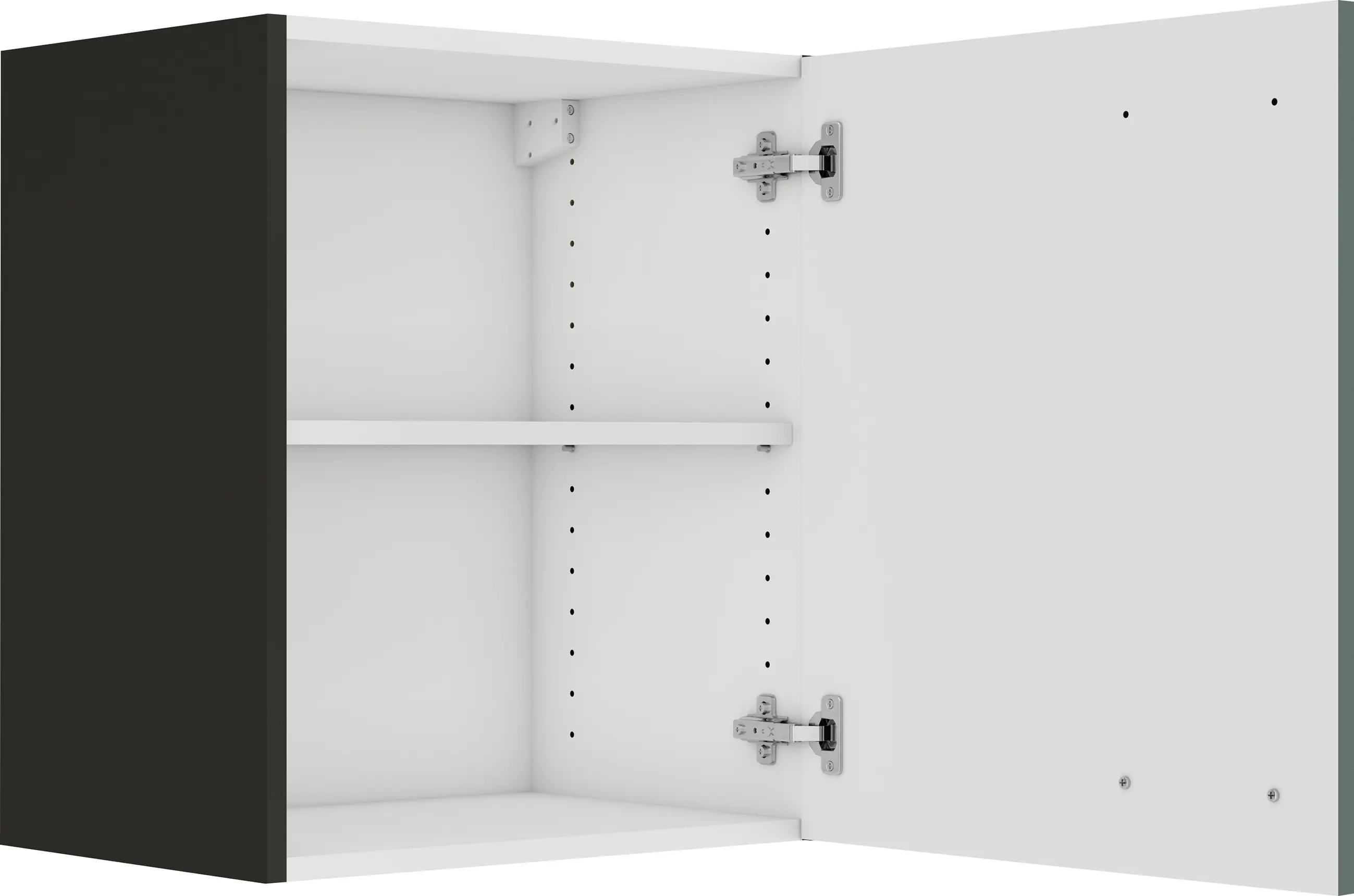 Optifit Oberschrank Verona 405 steingrün/anthrazit matt 50 cm 