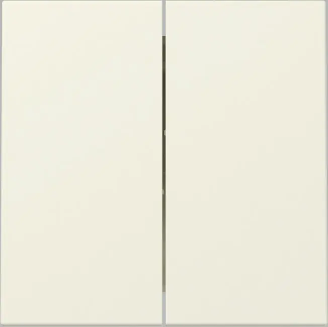 Gira Serienwippe 2fach Flächenschalter System 55 cremeweiß 329501