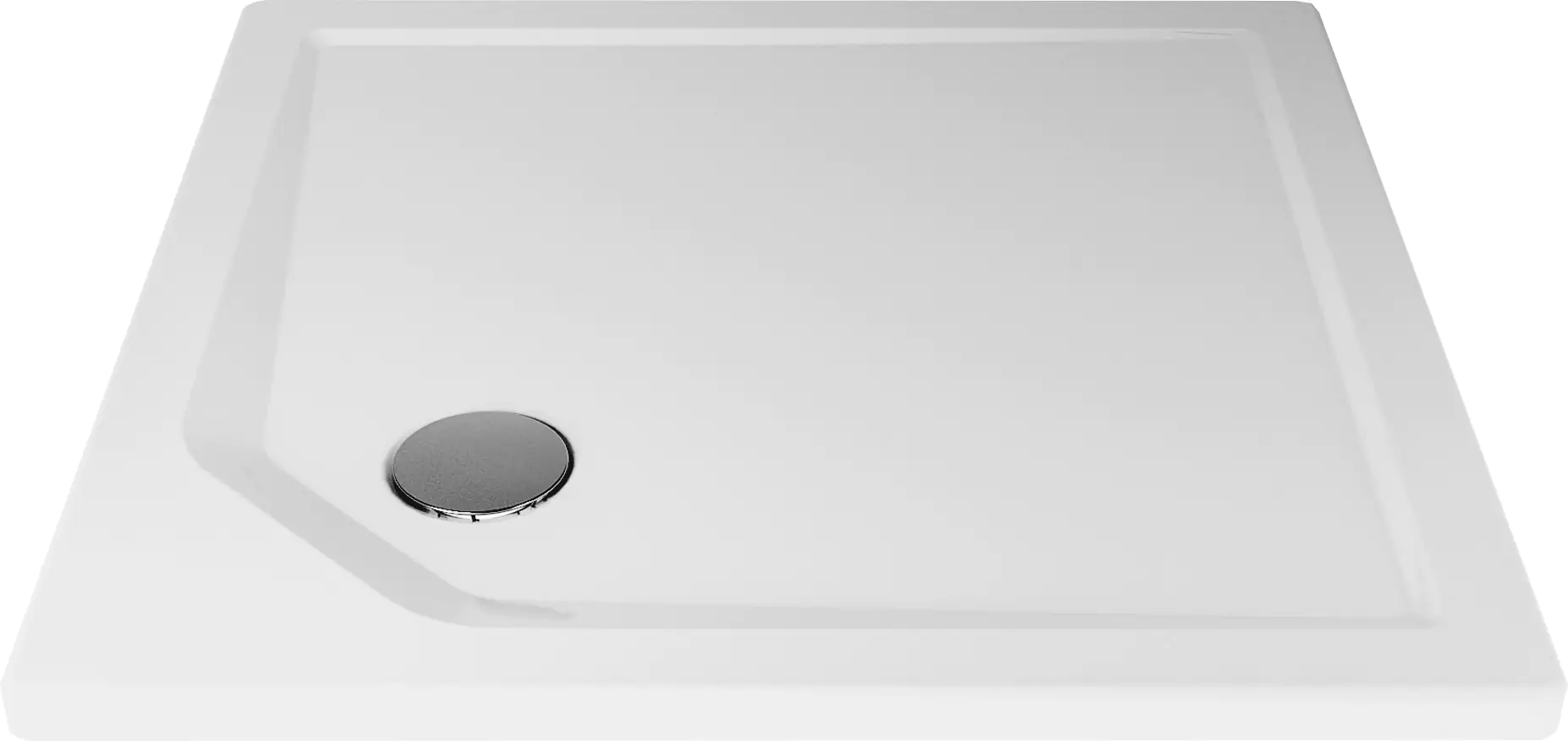 Breuer Acryl Duschwanne Classic Line Quadrat, 90x90 cm,H:3,5 cm, weiß