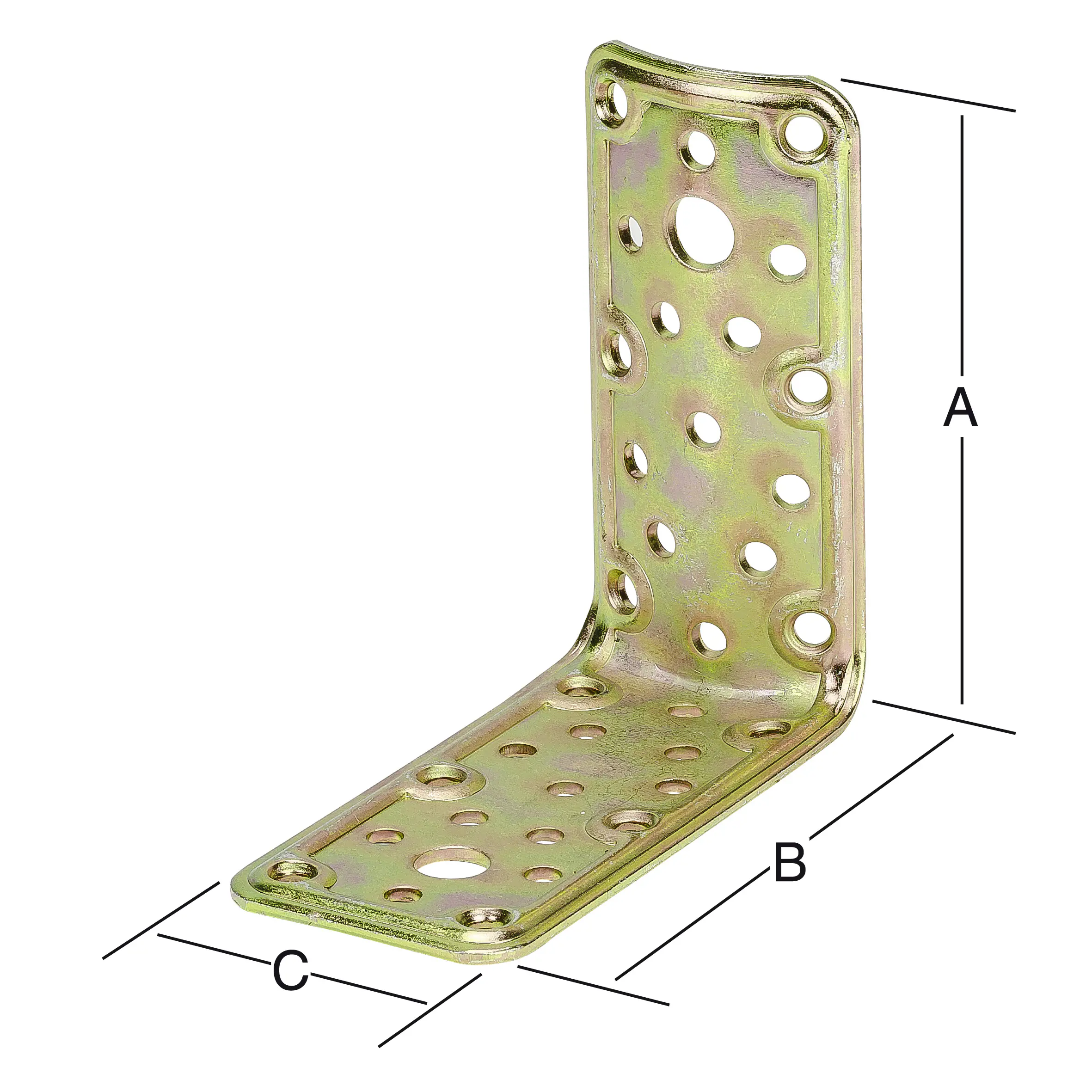 Vormann Stützwinkel verzinkt 100 x 100 x 50 mm