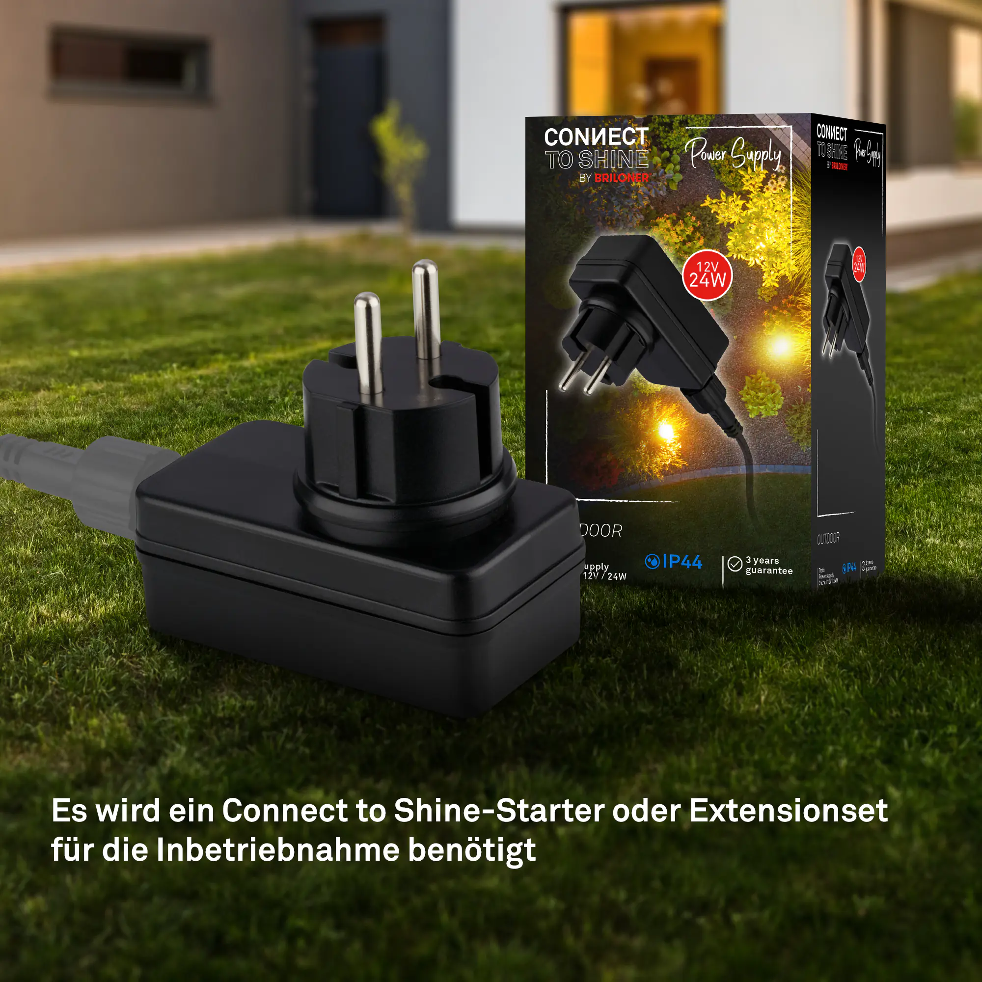 Briloner Trafo Connect to Shine 12V 24W schwarz IP67 Briloner Trafo Connect to Shine 12V 24W schwarz IP67
