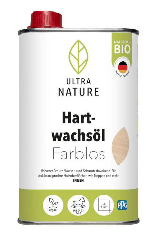 Ultra Nature Hartwachsöl 0,5 L farblos