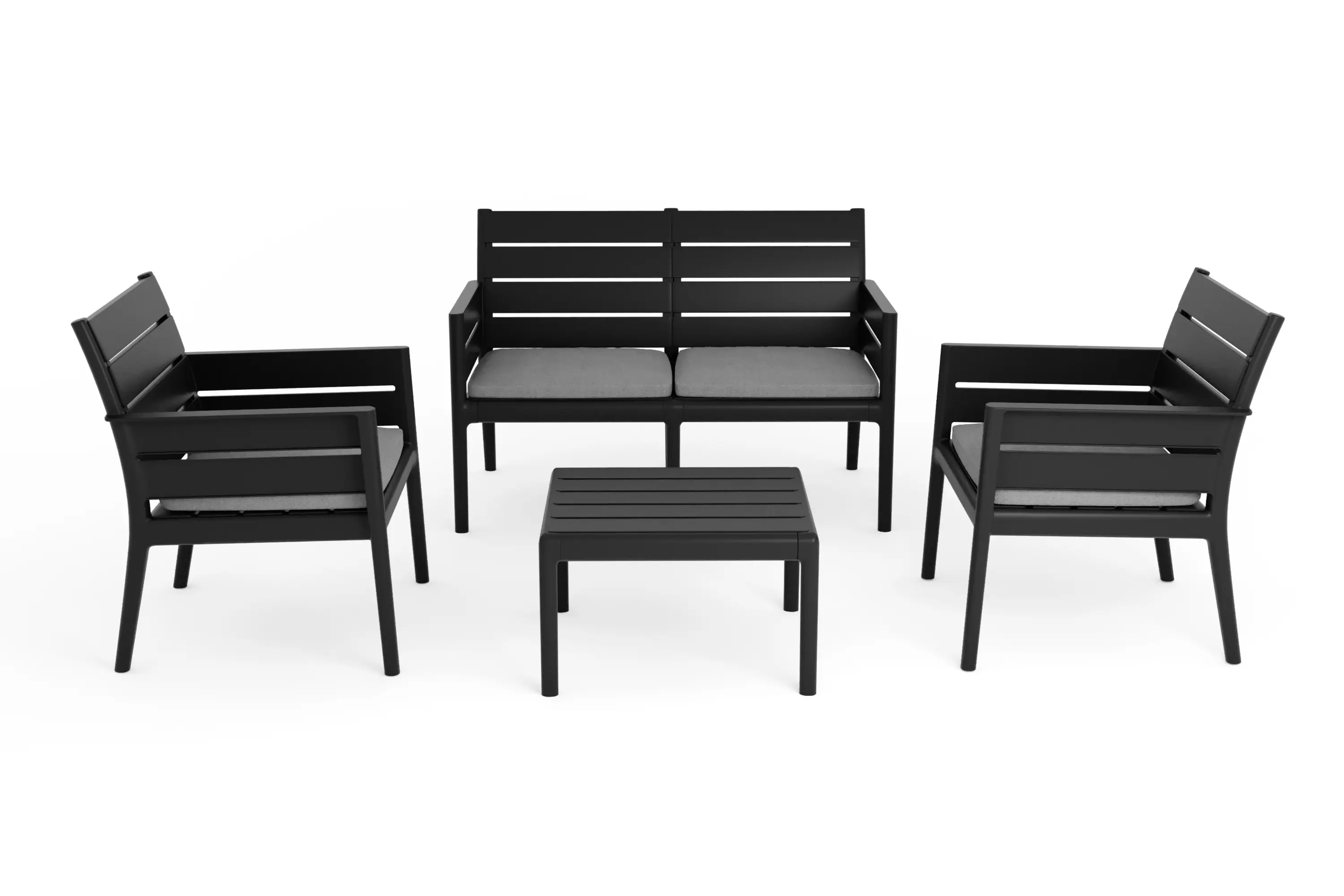 Grandsoleil Gartenmöbel-Set Panka anthrazit