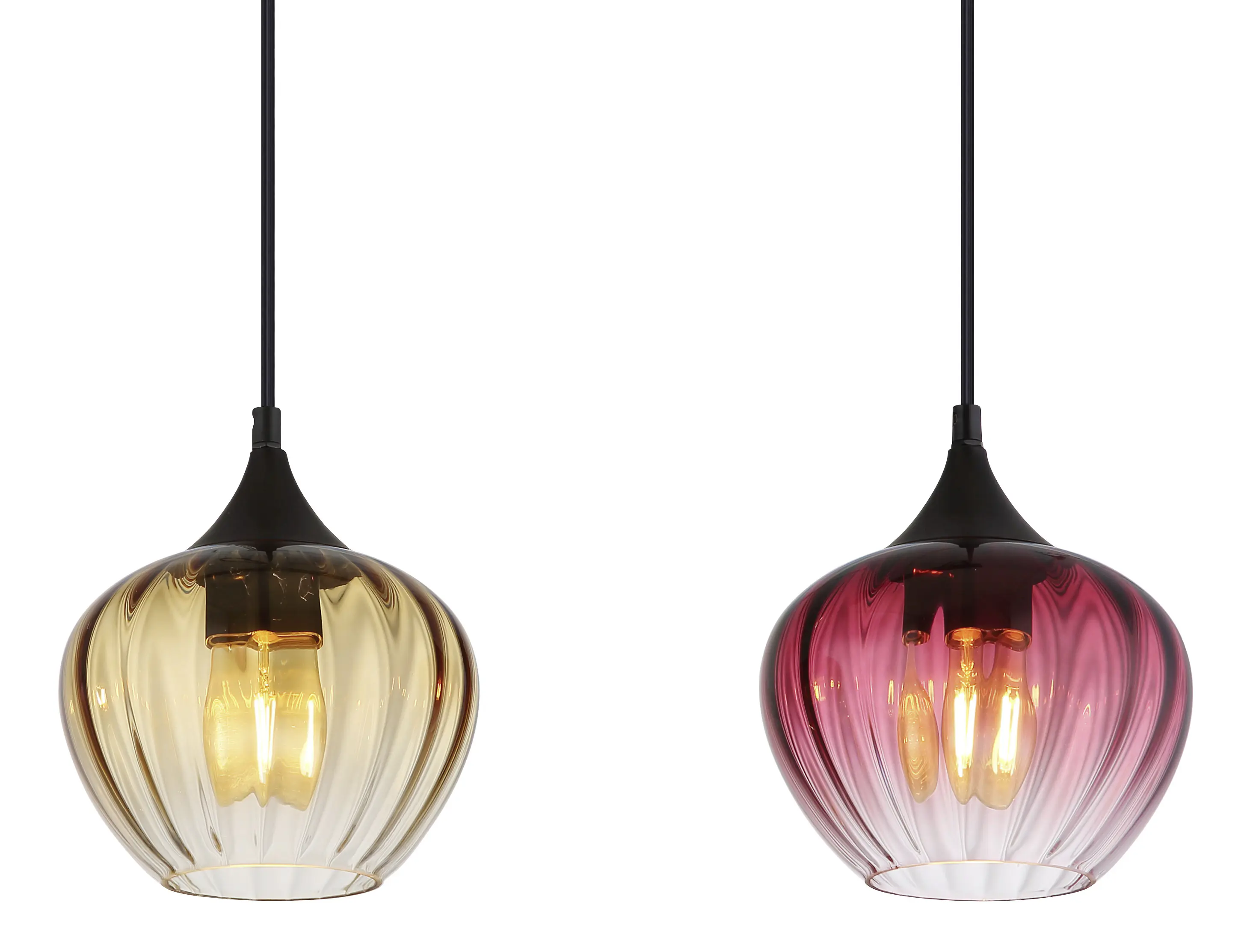 Globo Hängeleuchte Sander 80 x 150 cm bunt matt