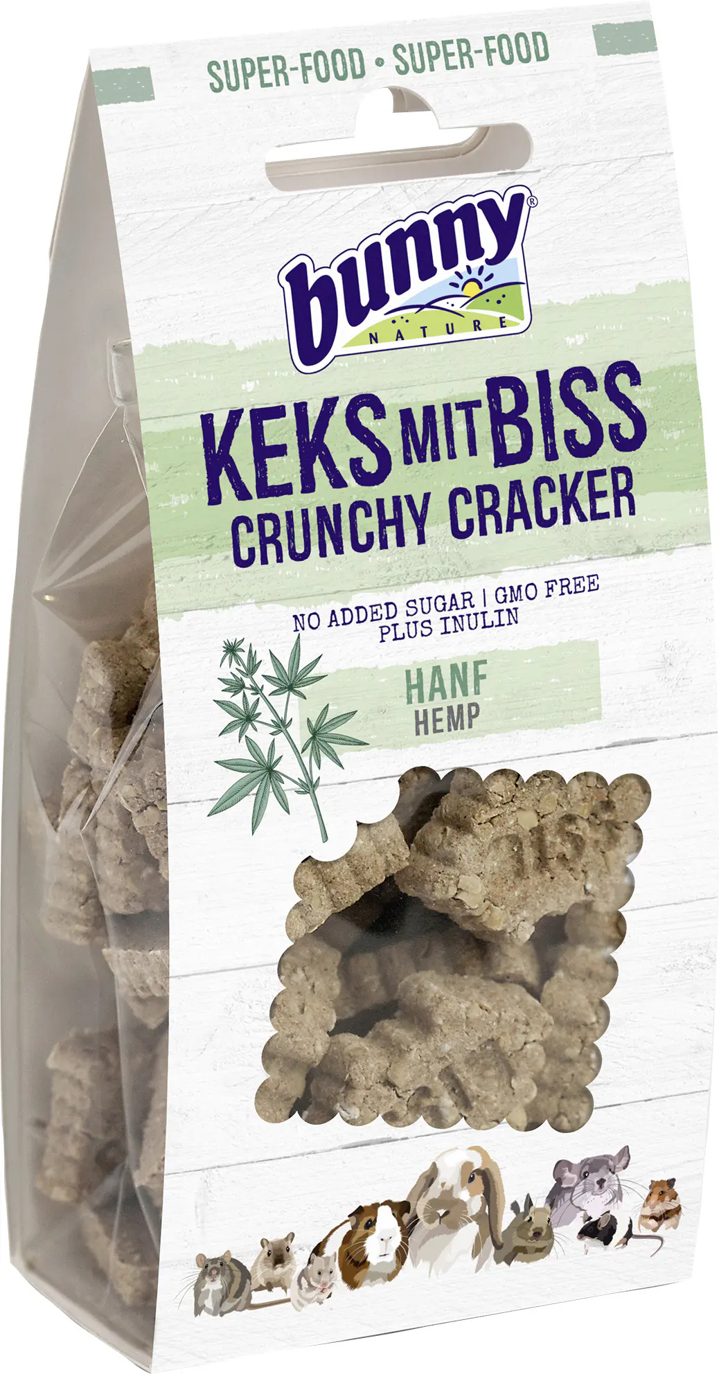 Bunny Nature Keks mit Biss Hanf Nagersnack 50 g
