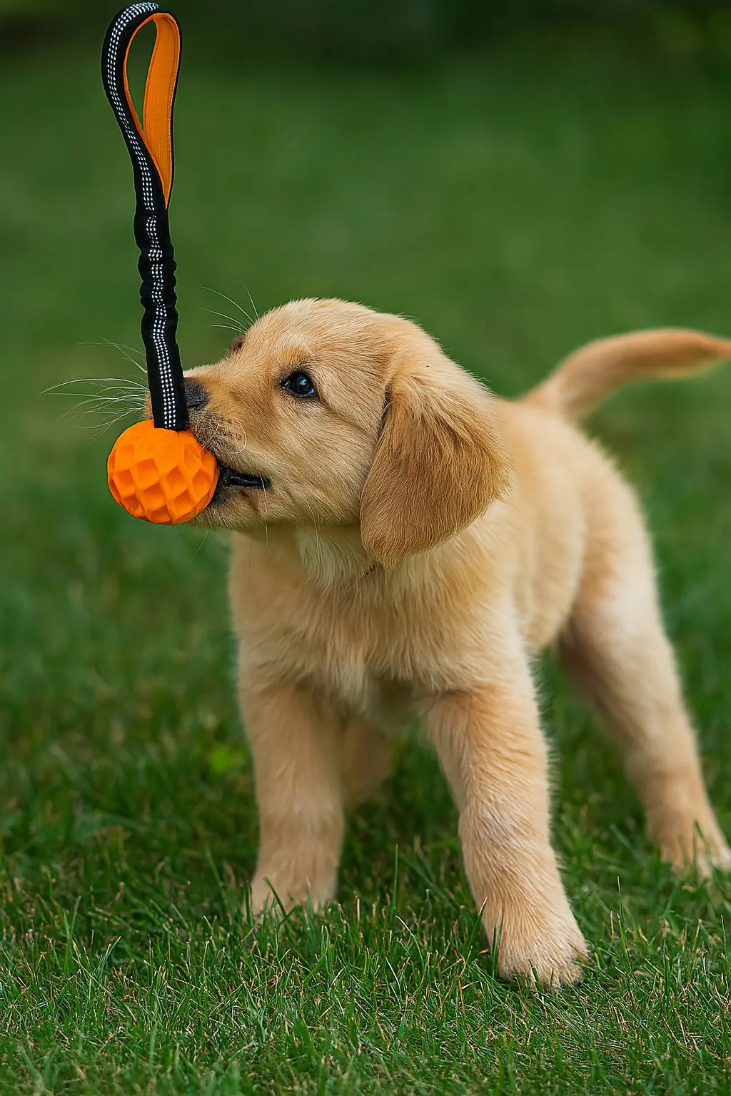 Nobby Hundespielzeug TPR Ball mit Schlaufe 37 cm