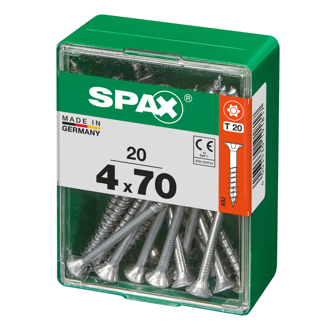 Spax Universalschrauben 4.0 x 70 mm TX 20 - 20 Stk.
