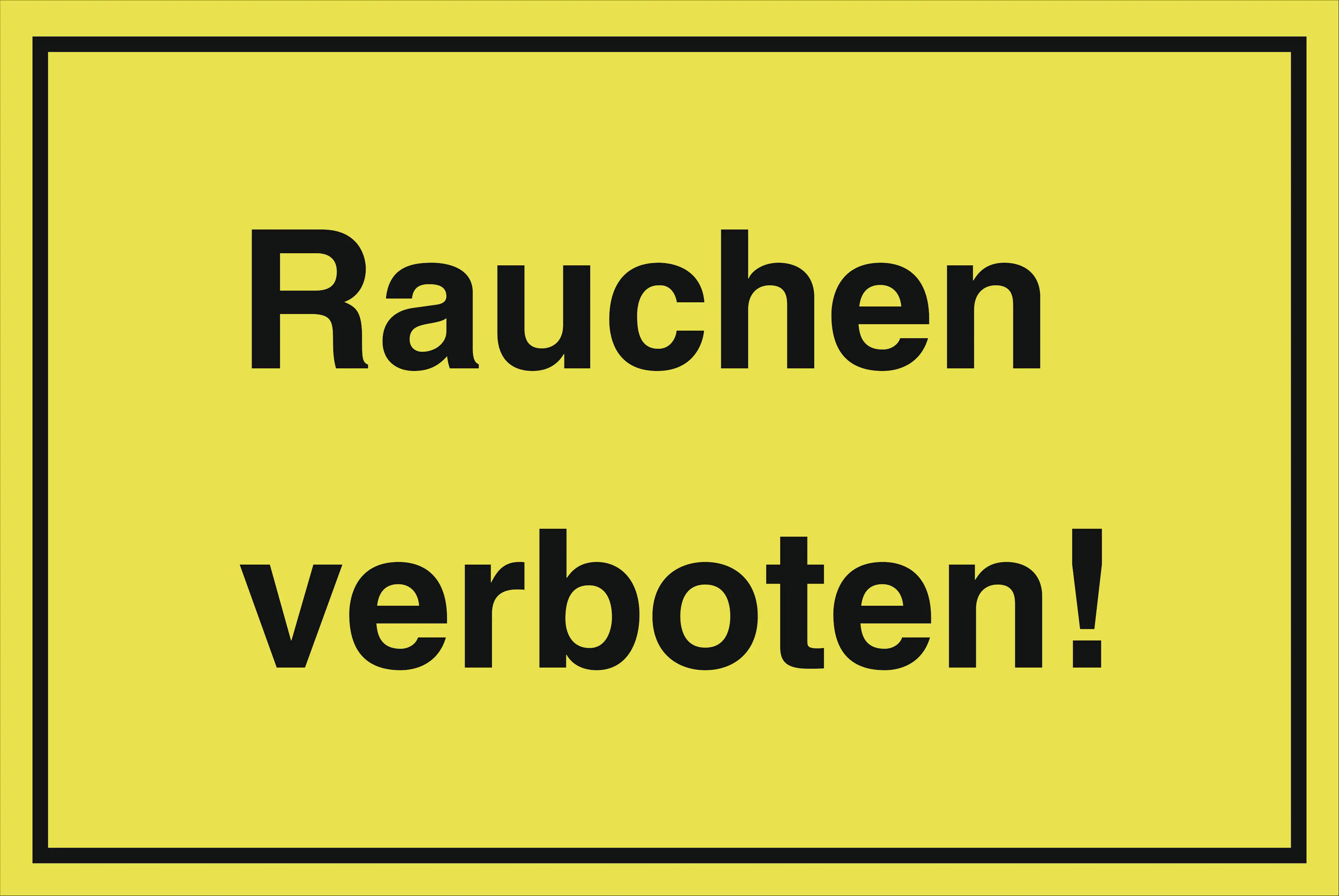 Conmetall Hinweisschild Rauchen verboten 200 x 300 mm