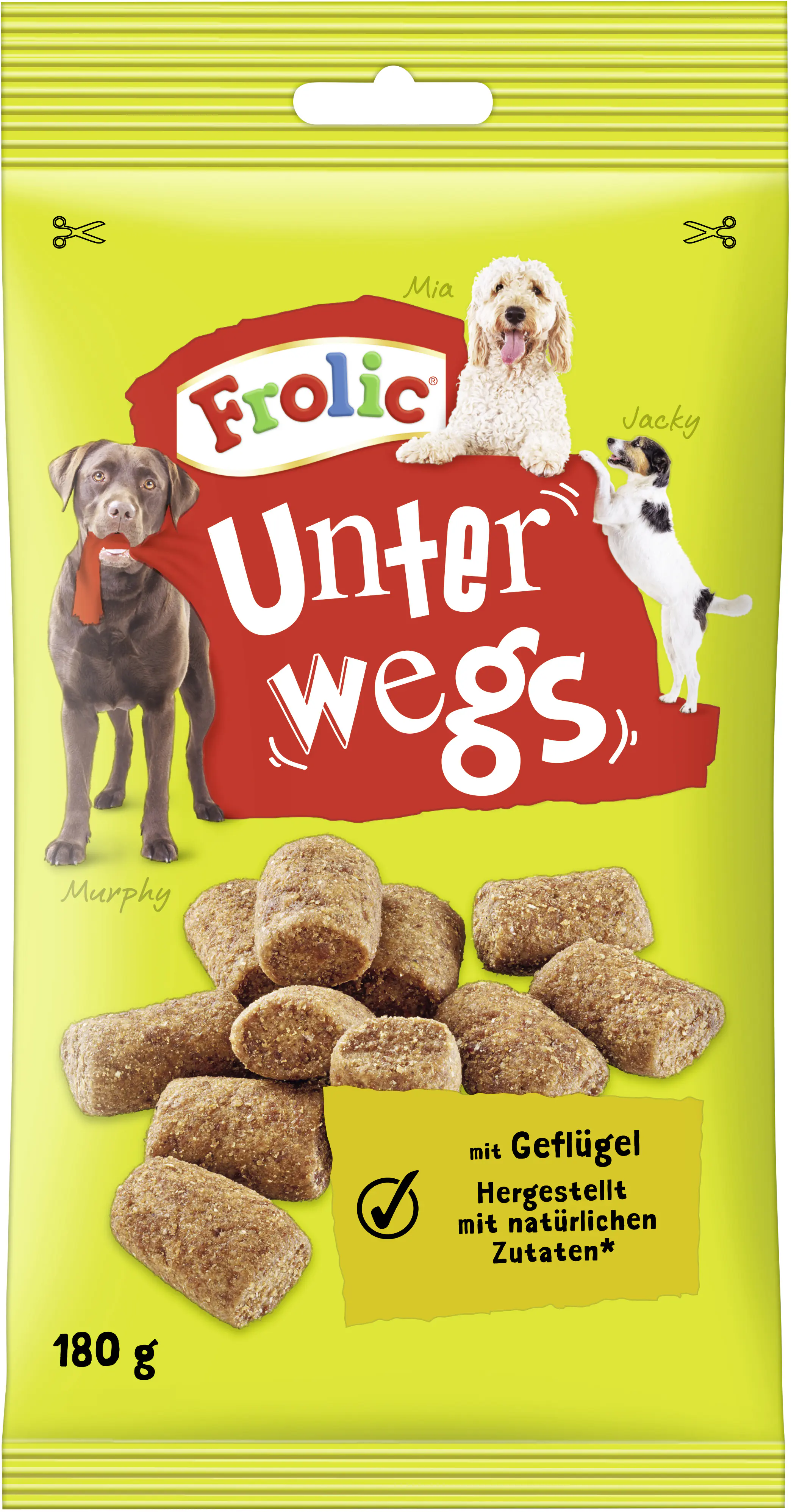 Frolic Unterwegs Hundesnack Adult 180 g Geflügel 