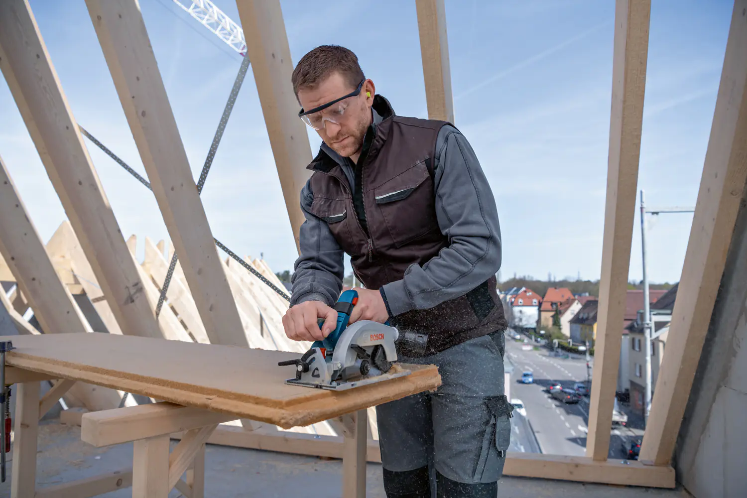 Bosch Professional Akku-Kreissäge GKS 18V-57 2L Solo Bosch Professional Akku-Kreissäge GKS 18V-57 2L Solo