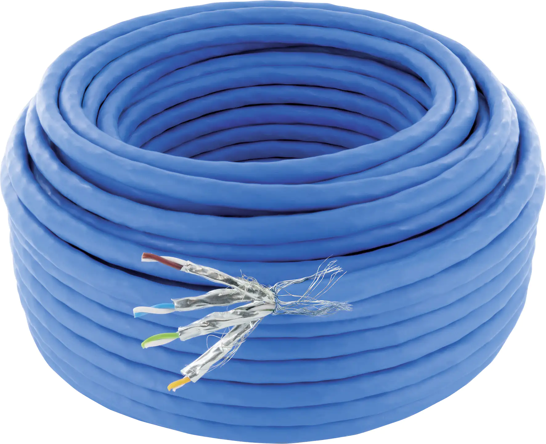 Schwaiger Netzwerkkabel CAT 8.1 (S/FTP) 25 m blau
