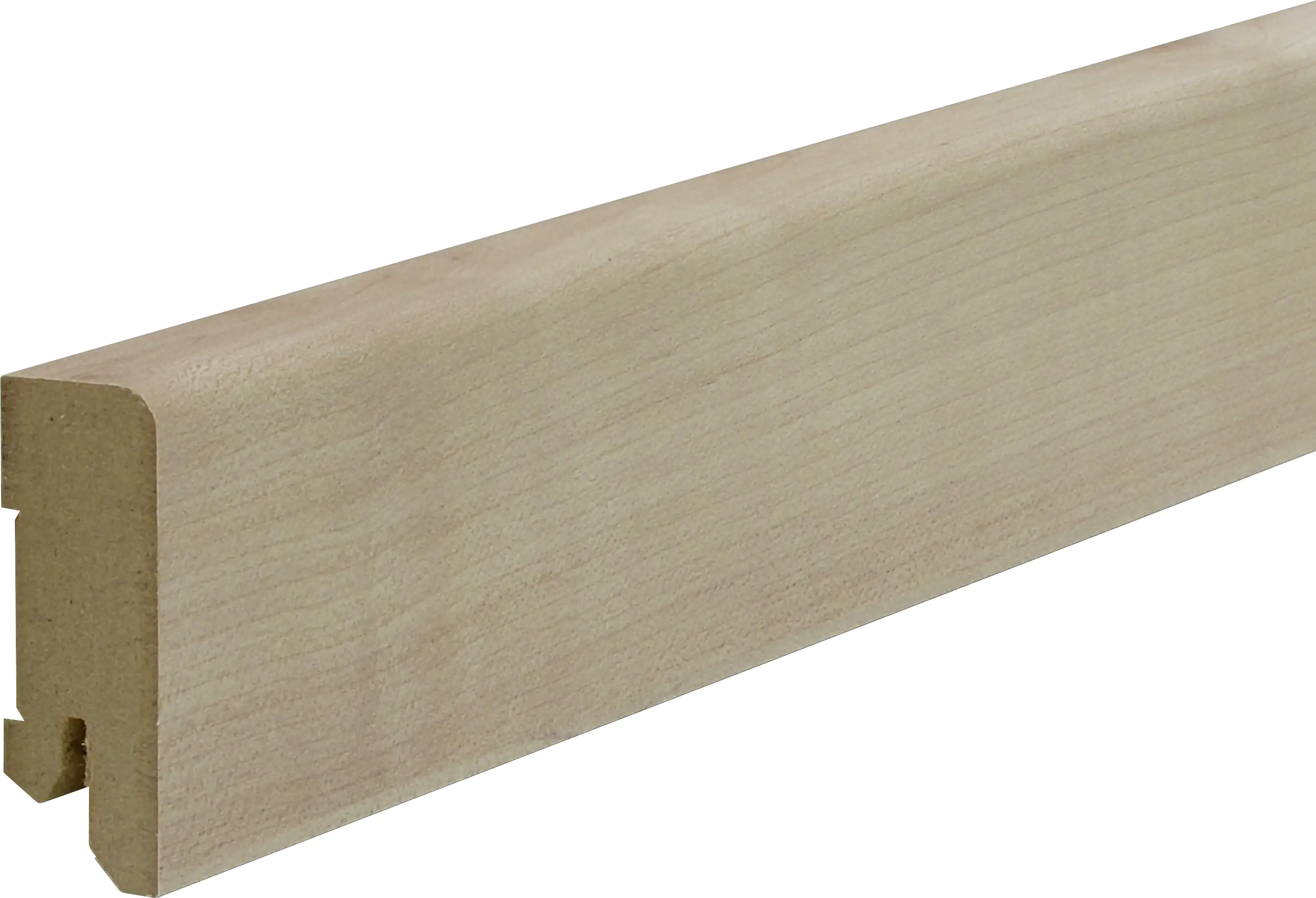B.S. Bauprogramm Clip-Sockelleiste 250 cm 50 x 18 mm Birke geplankt B.S. Bauprogramm Clip-Sockelleiste 250 cm 50 x 18 mm Birke geplankt