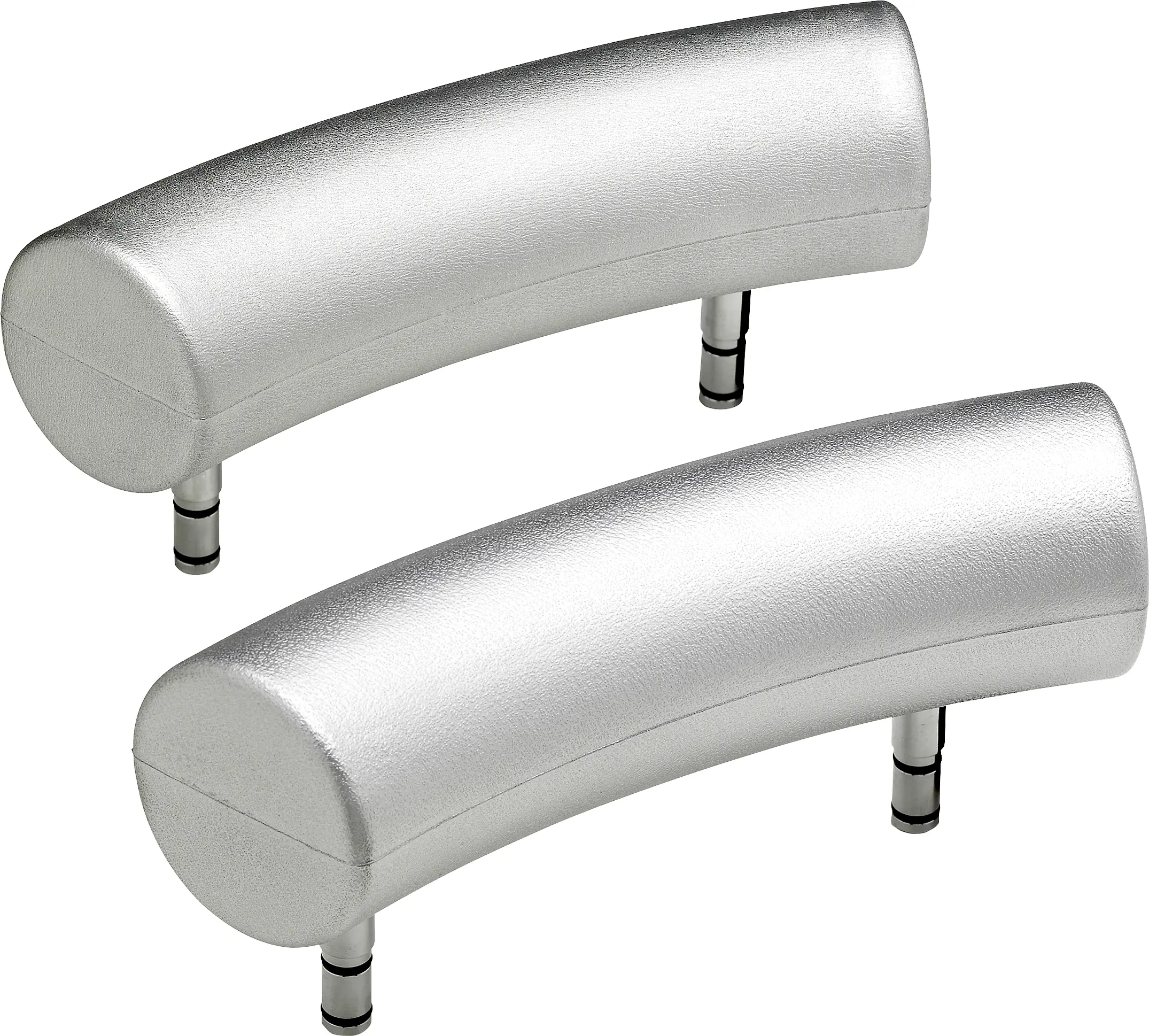 Ottofond Nackenstützen 2 Stück zu Badewanne Atlanta Duo, silbermatt