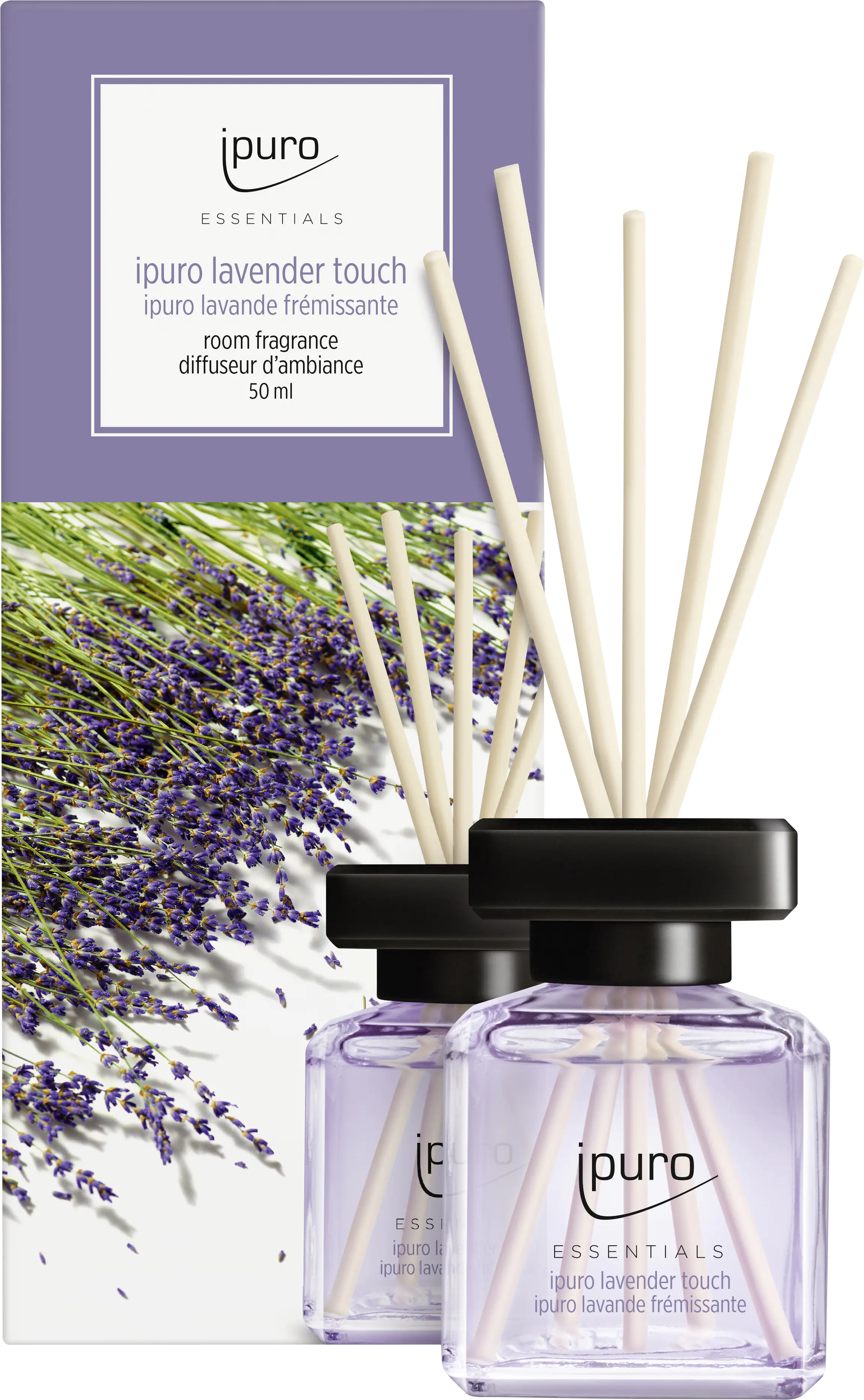 4051281981720 ipuro ESSENTIALS Raumduft Lavender Touch 50 ml