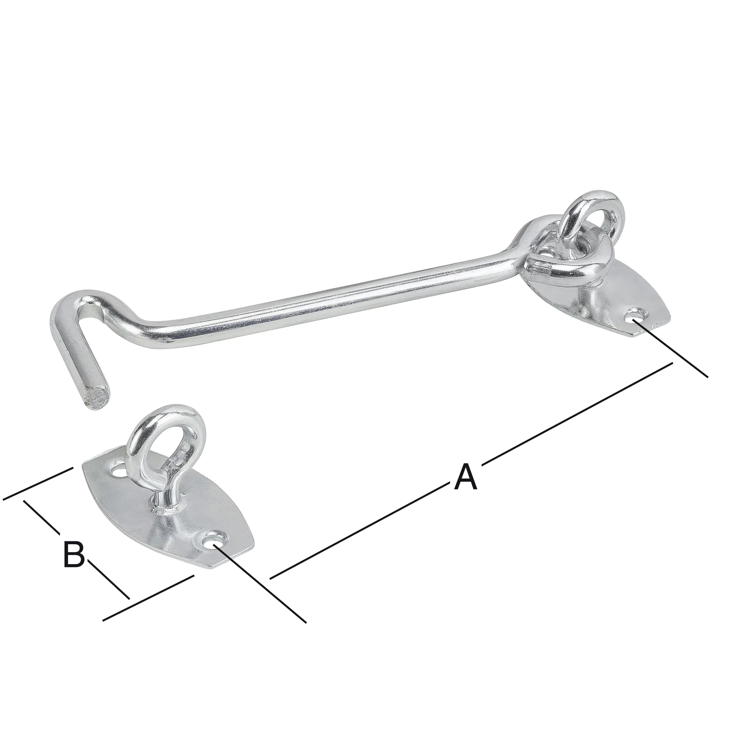 Vormann Sturmhaken verzinkt 120 x 43 mm