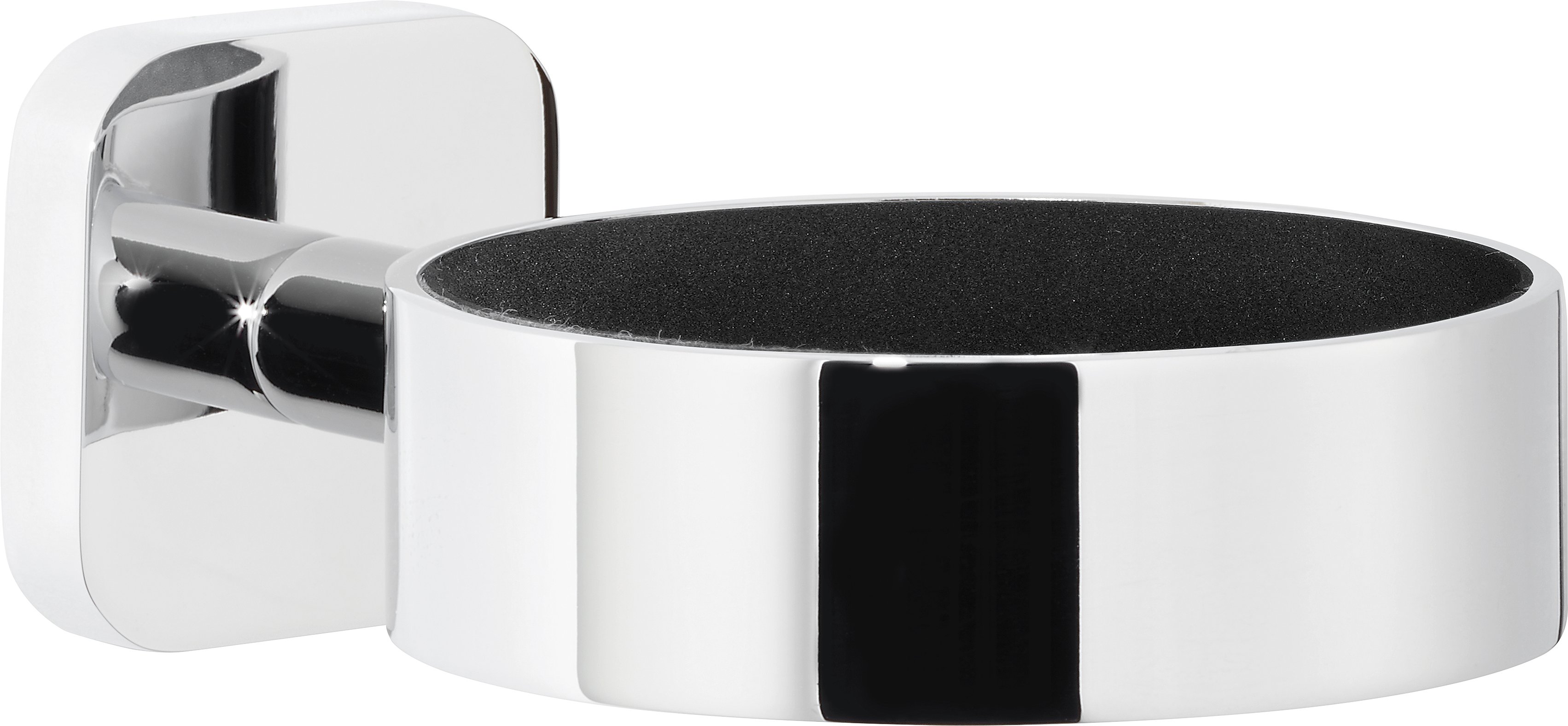 tesa Fönhalter Elegaant Metall, chrom, rostfrei