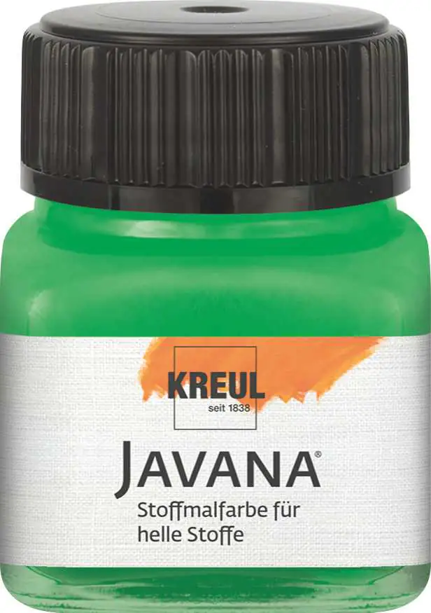 Kreul Javana Stoffmalfarbe für helle Stoffe brillantgrün 20 ml