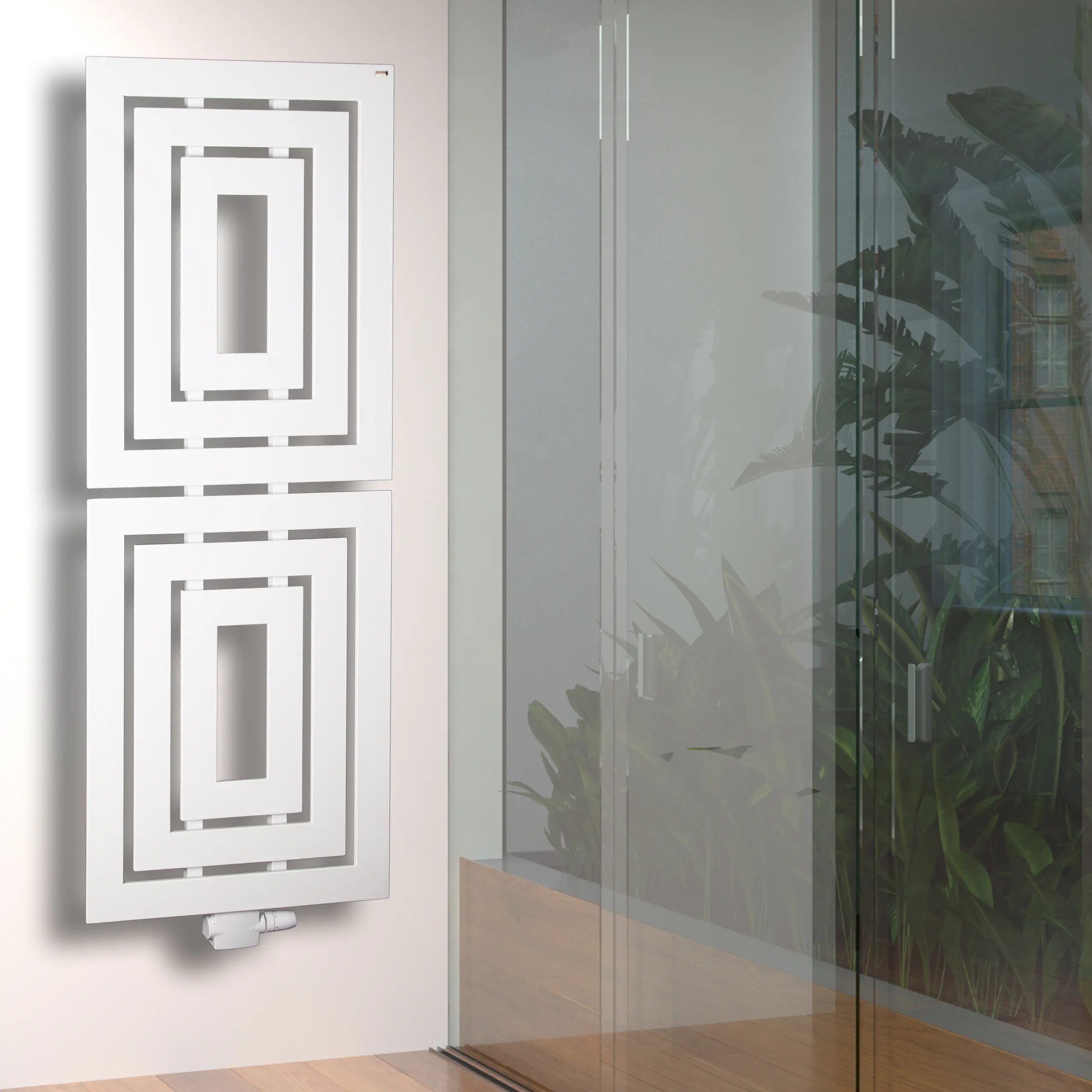 Szagato Badheizkörper Insight 162 x 60 cm weiß 1224 Watt