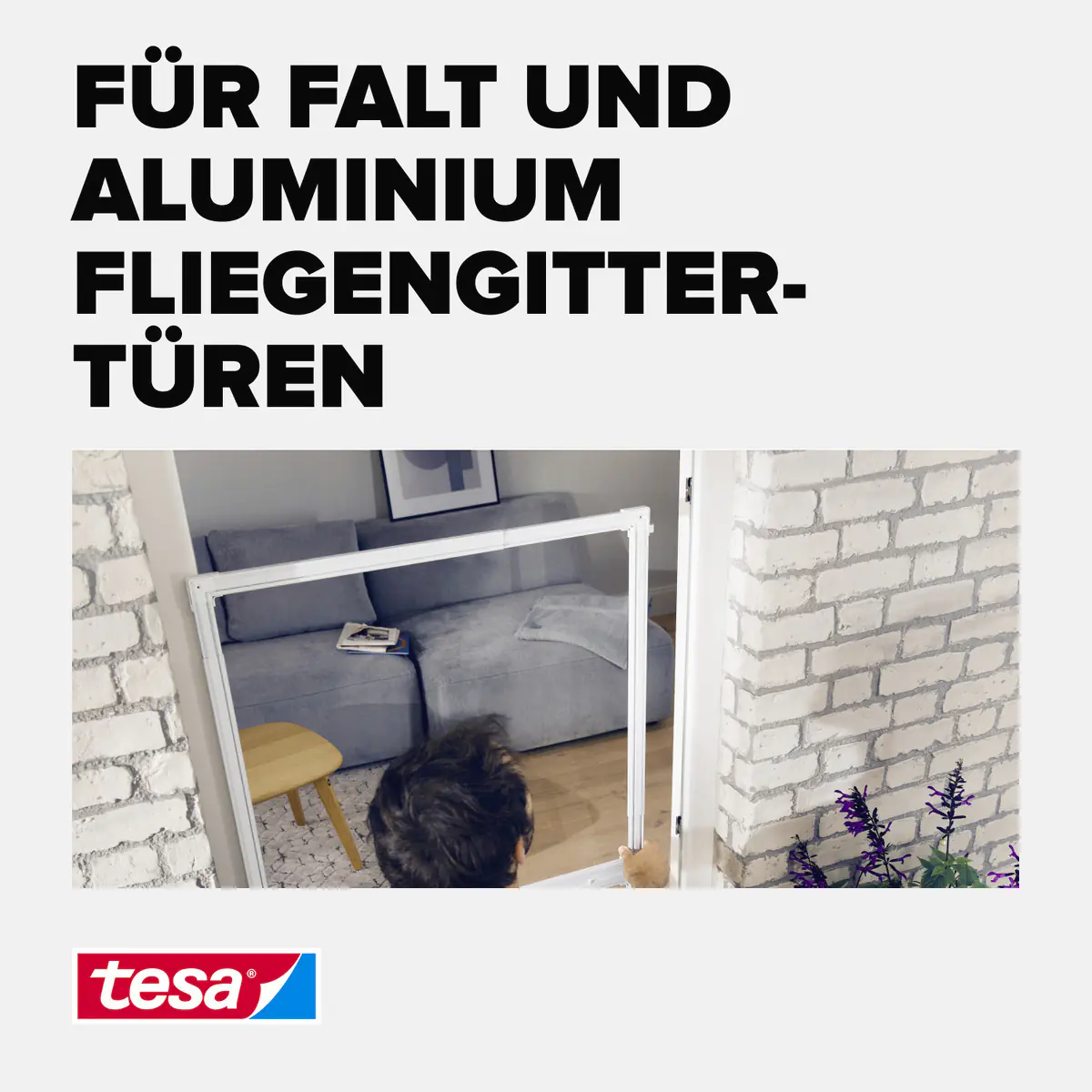 tesa Adapter FALT 35 x 43 x 48 mm weiß