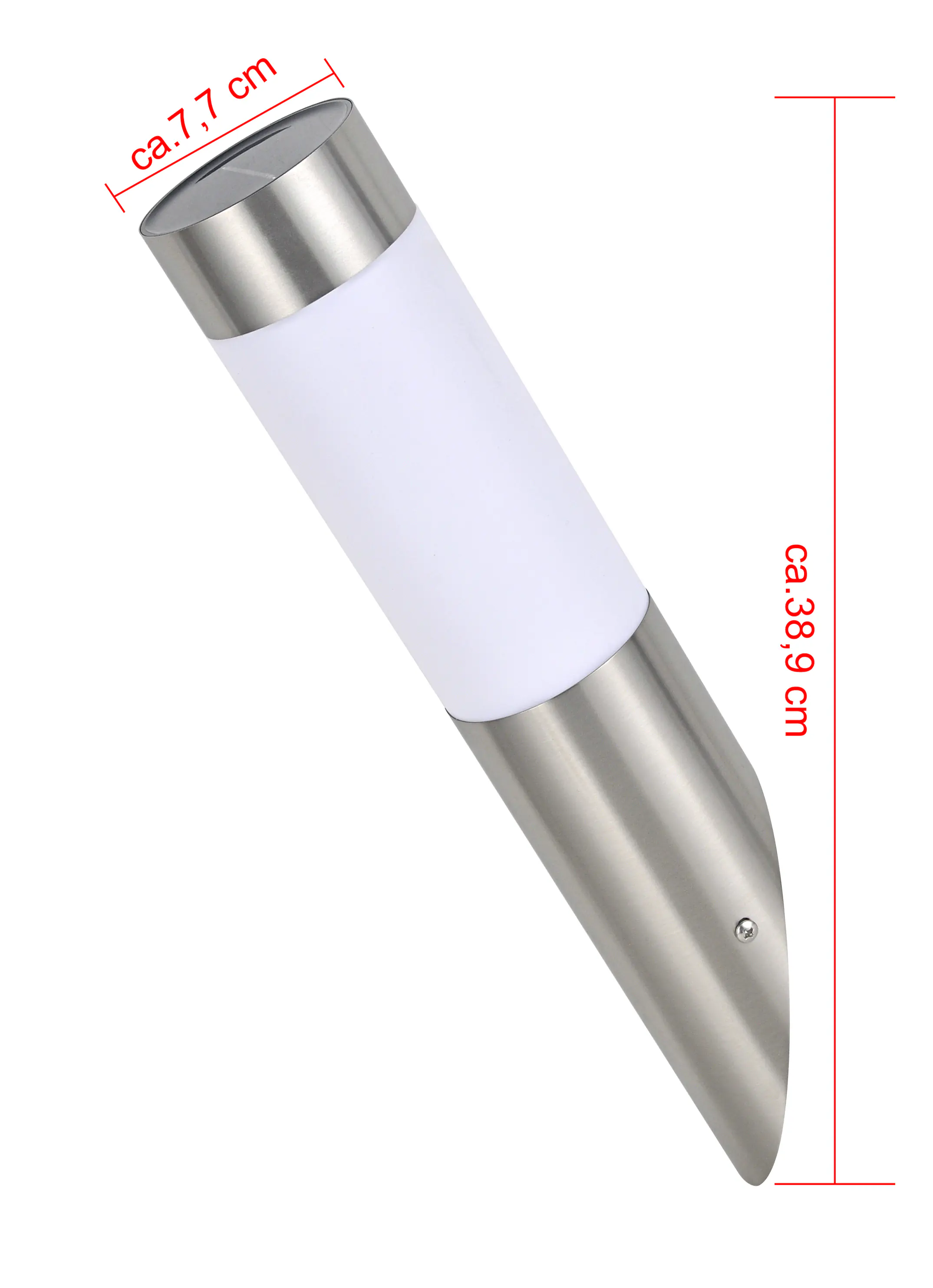 Dapo LED Solar Wandleuchte Marseille 38,9 cm kaltweiß