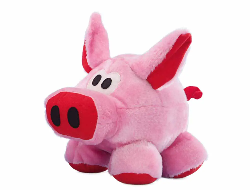 Nobby Hundespielzeug Plüschfigur Schwein Coole Sau 25 cm pink