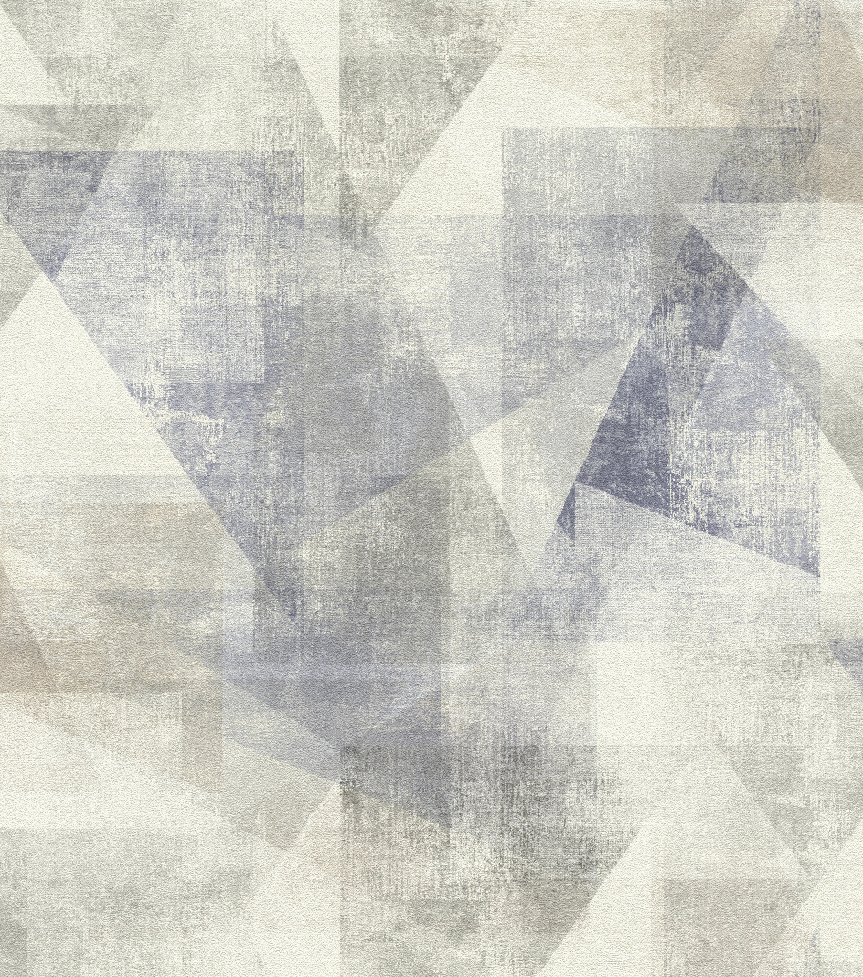 Rasch Vliestapete 617955 Linares geometrisch blau grau-beige 10,05 x 0,53 m