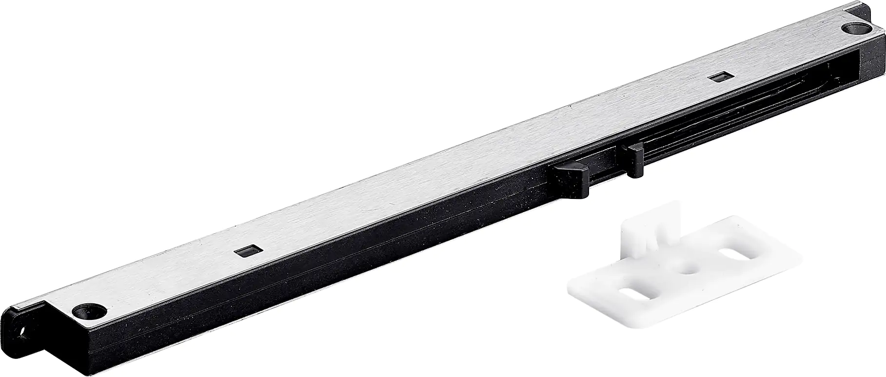 Hettich Nachrüstbarer Dämpfer für Schiebetüren Aluminium schwarz, 1 Set