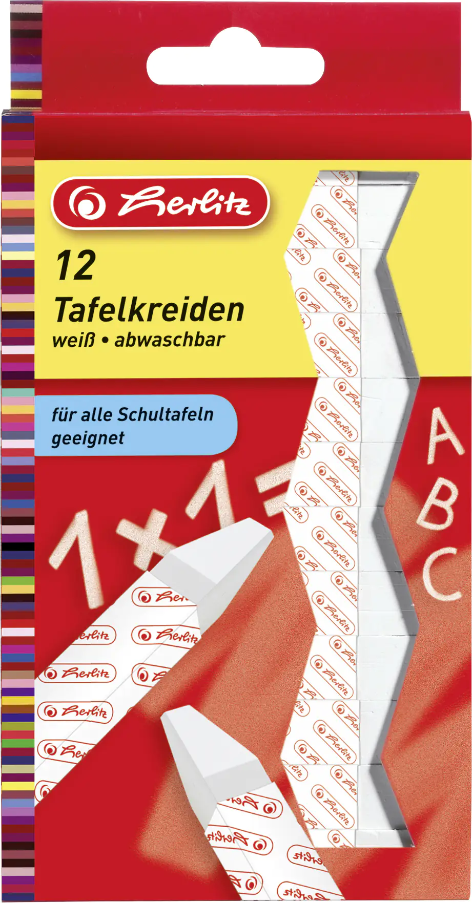 herlitz Tafelkreide weiß 12 Stück