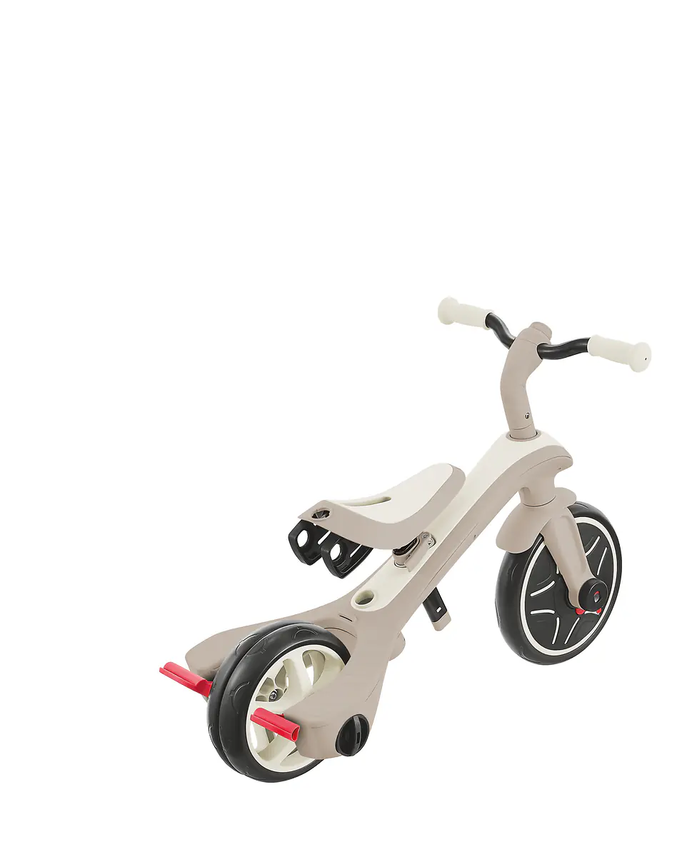 Globber Dreirad für Kinder Explorer Trike 4-in-1 Eco creme/weiß