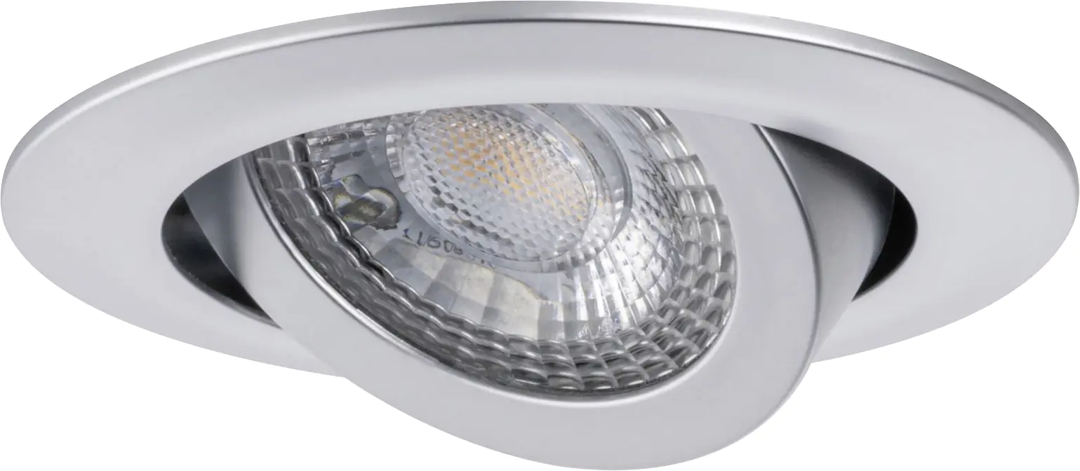 Paulmann LED Einbauleuchte 3er-Set chrom schwenkbar