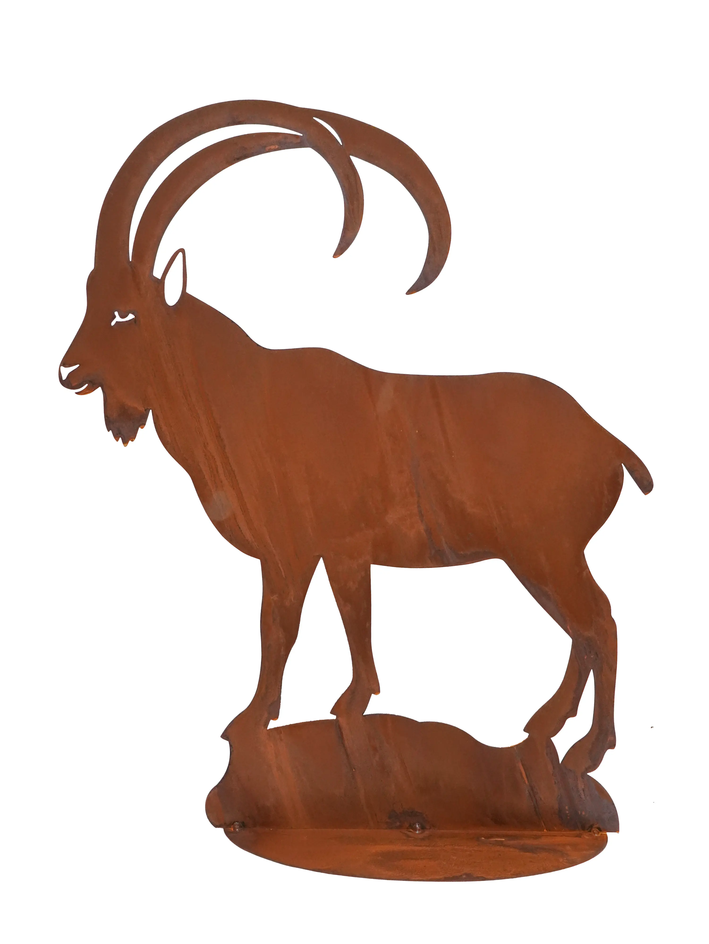 Badeko Dekoaufsteller Hirsch Marco auf Bodenplatte 40 x 24 cm rostbraun