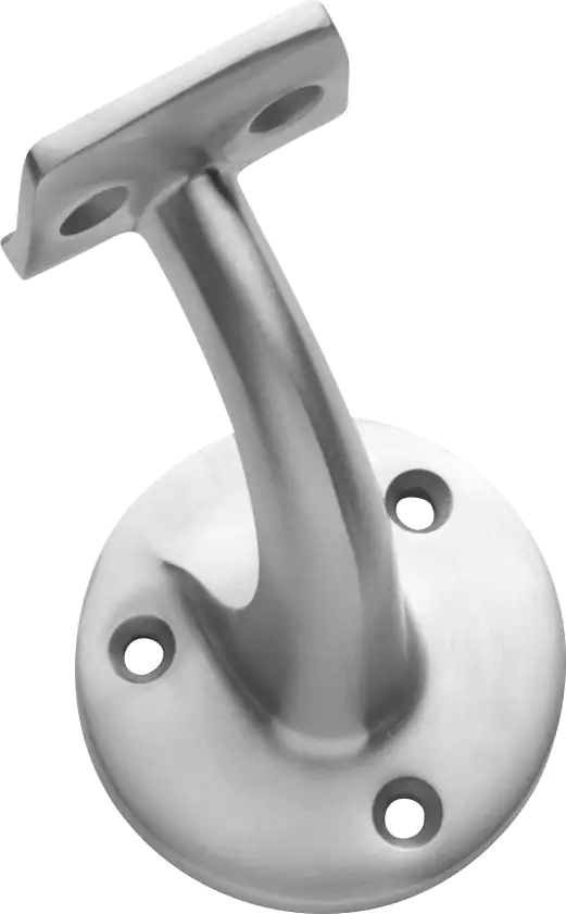 Intersteel Geländerhalter Edelstahl gebürstet mit Schraublöcher und Auflage