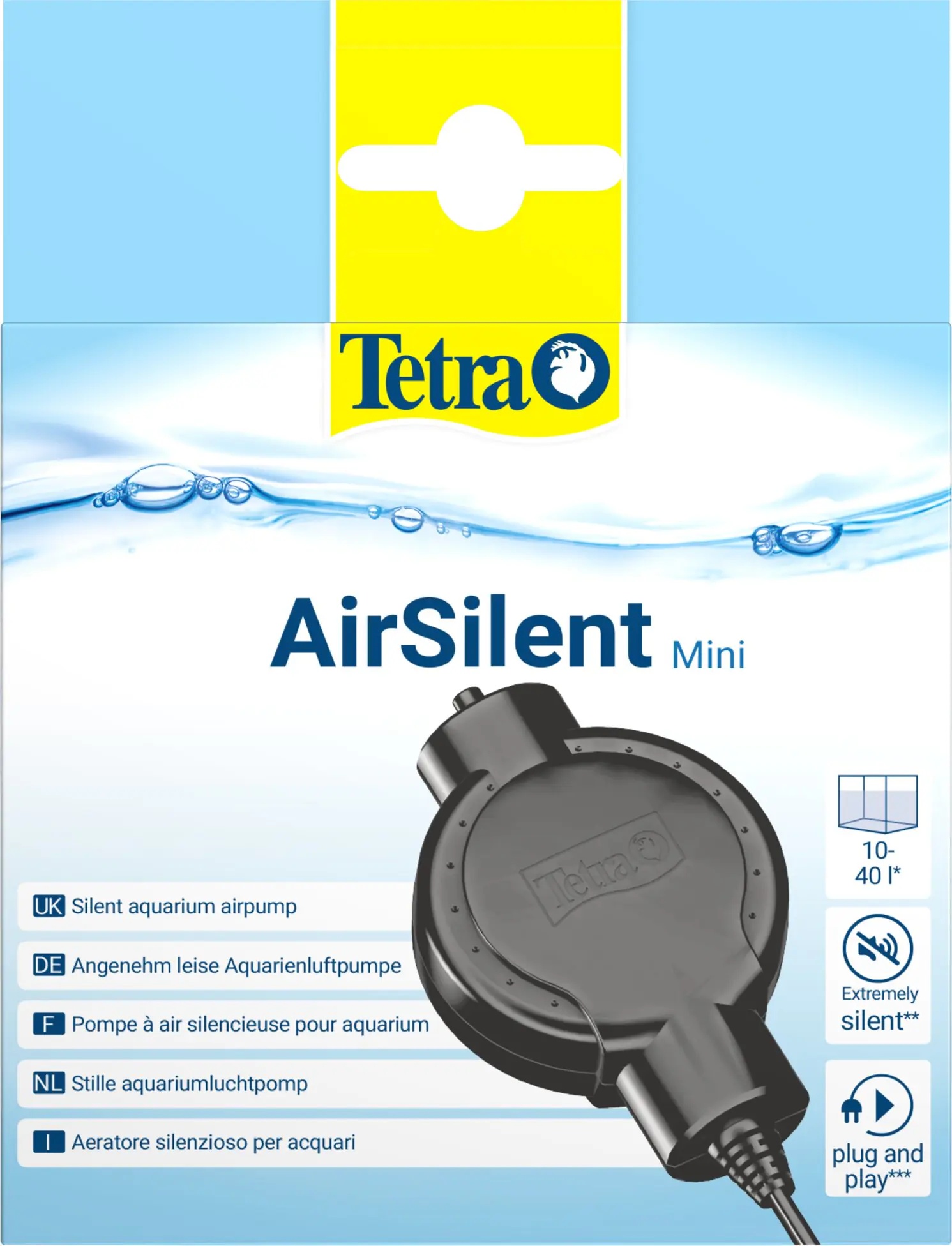 Tetra Aquariumluftpumpe AirSilent Mini 