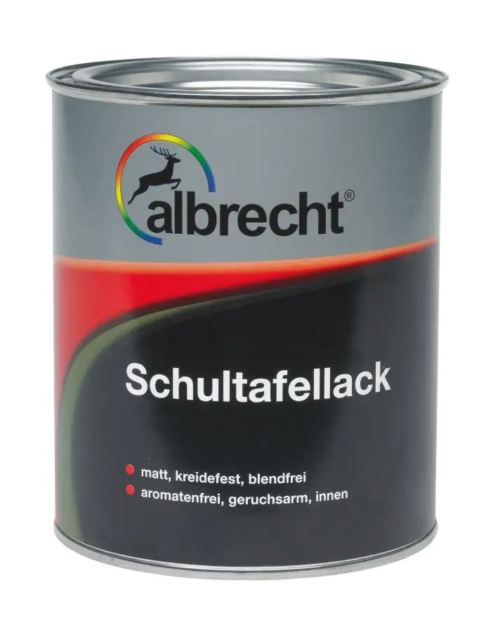 Albrecht Schultafellack 750 ml matt schwarz