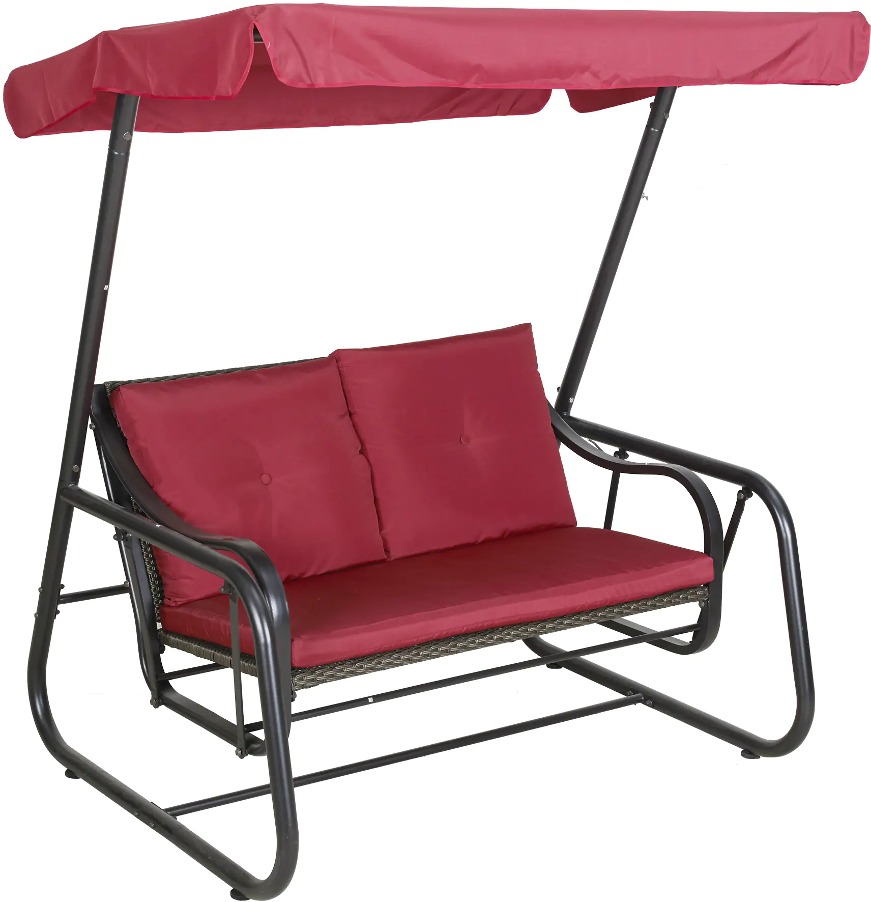 Primaster Hollywoodschaukel Torino rot 2-Sitzer, inkl. Auflagen Primaster Hollywoodschaukel Torino rot 2-Sitzer, inkl. Auflagen