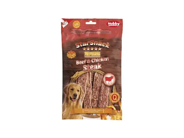 Nobby StarSnack Barbecue Beef & Chicken Steak 113 g