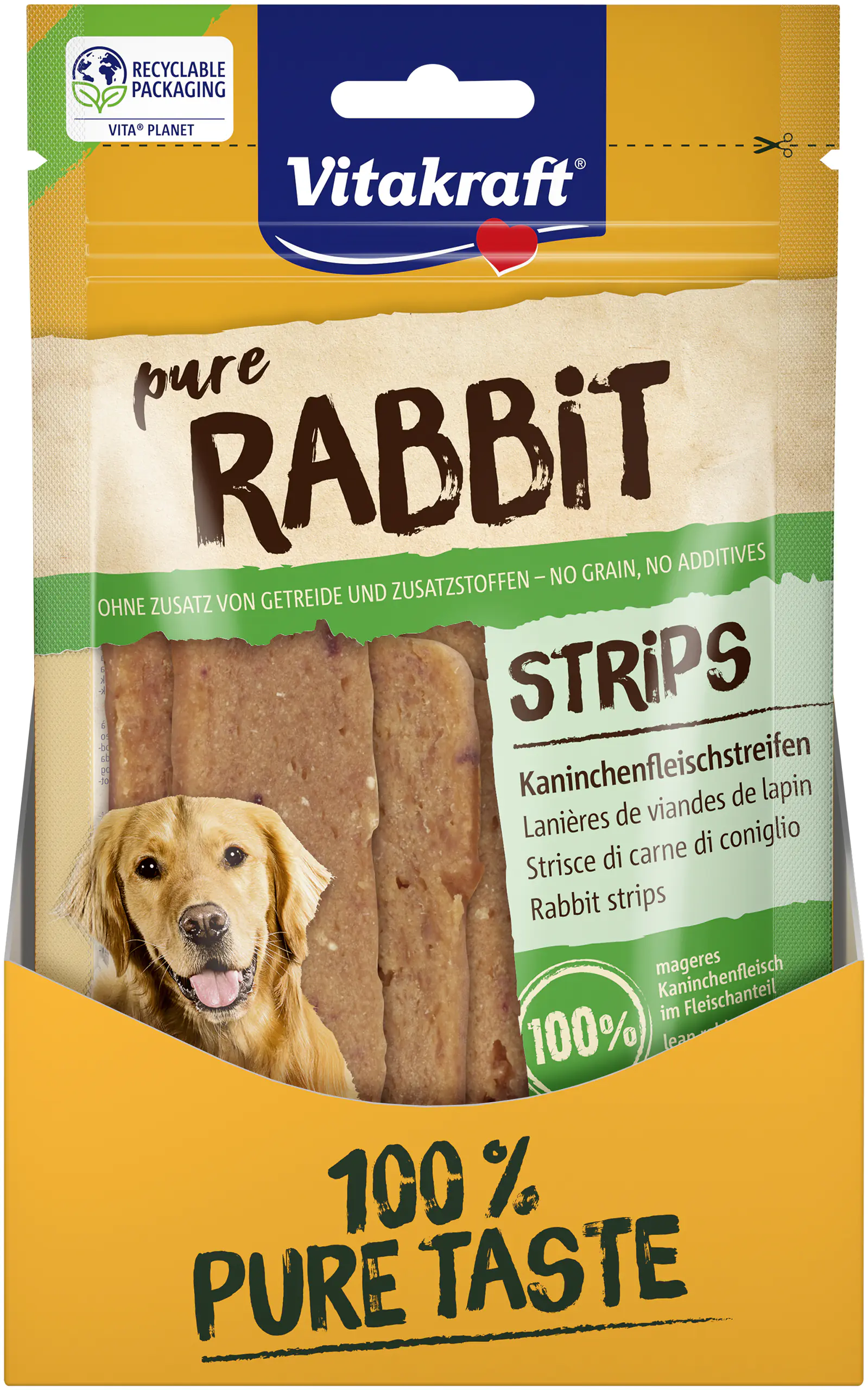 Vitakraft Rabbit Kaninchenfleischstreifen 80 g Vitakraft Rabbit Kaninchenfleischstreifen 80 g