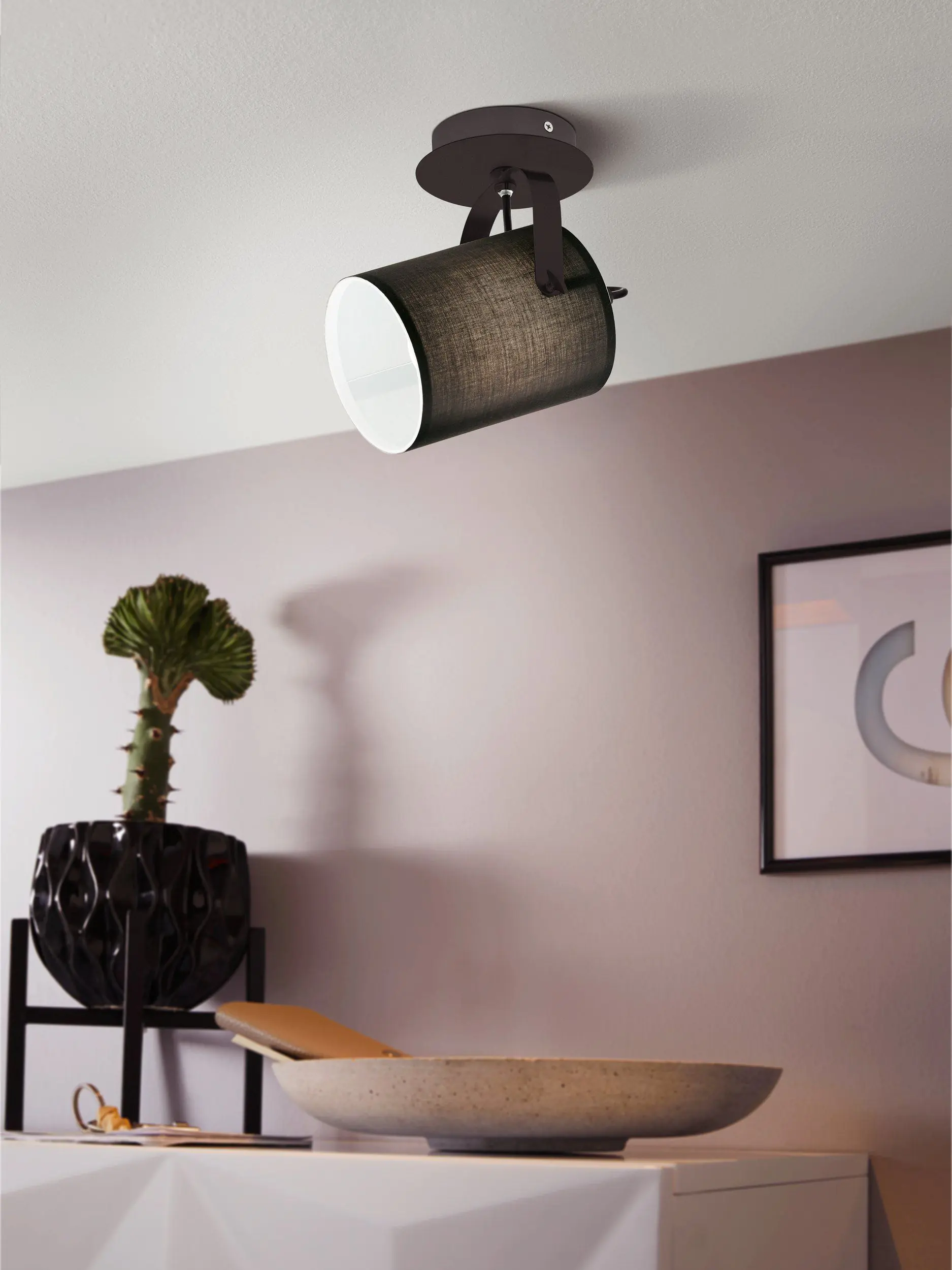 Eglo 1er Spot Villabate schwarz Ø 12 cm E27