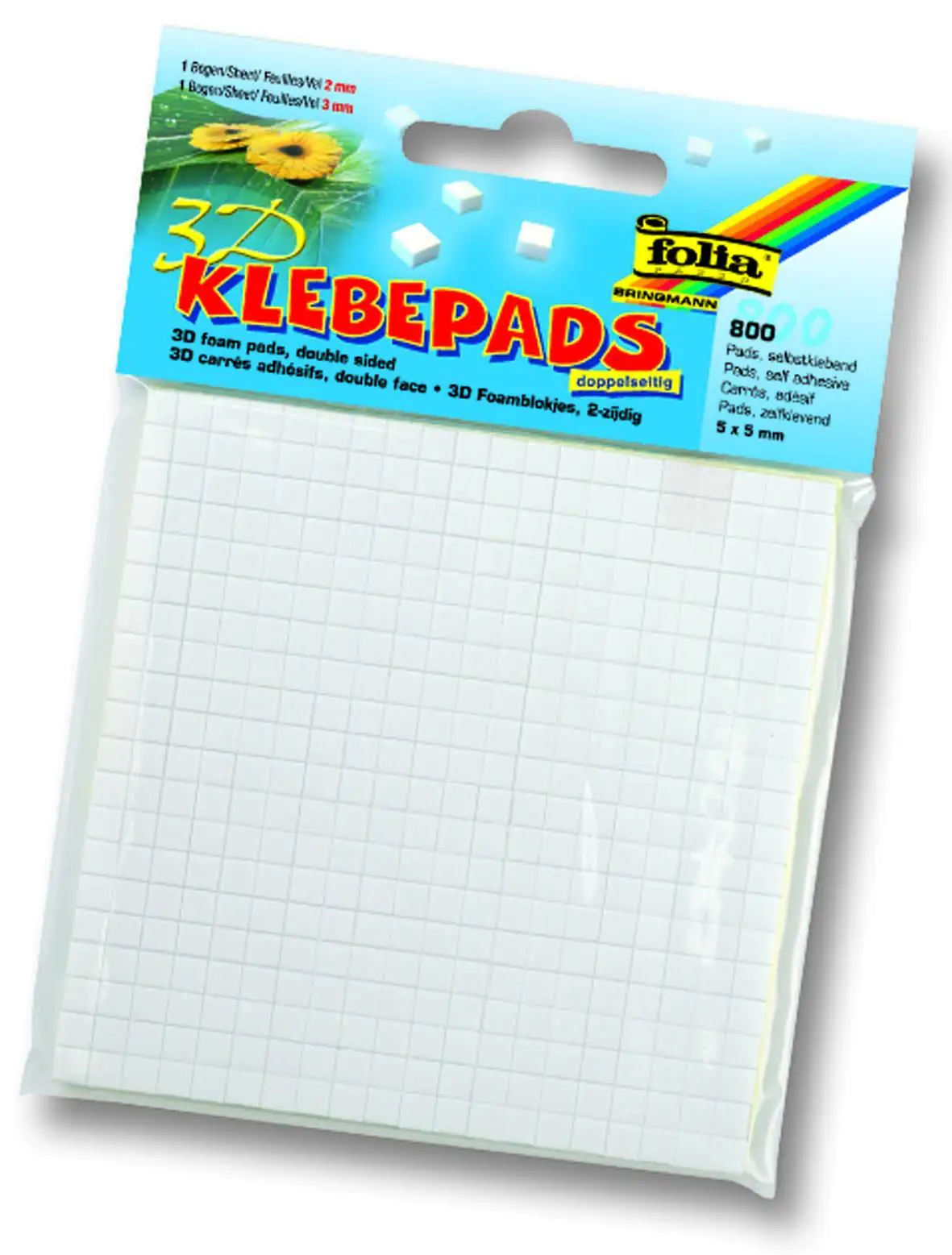 Glorex Klebepads für 3D-Effekte 5 x 5 mm