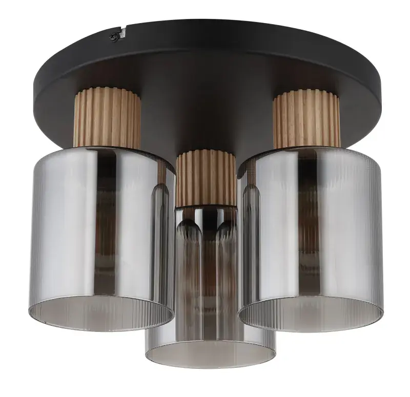 Globo Deckenleuchte Aleidis 30 x 21 cm Ø x H schwarz matt